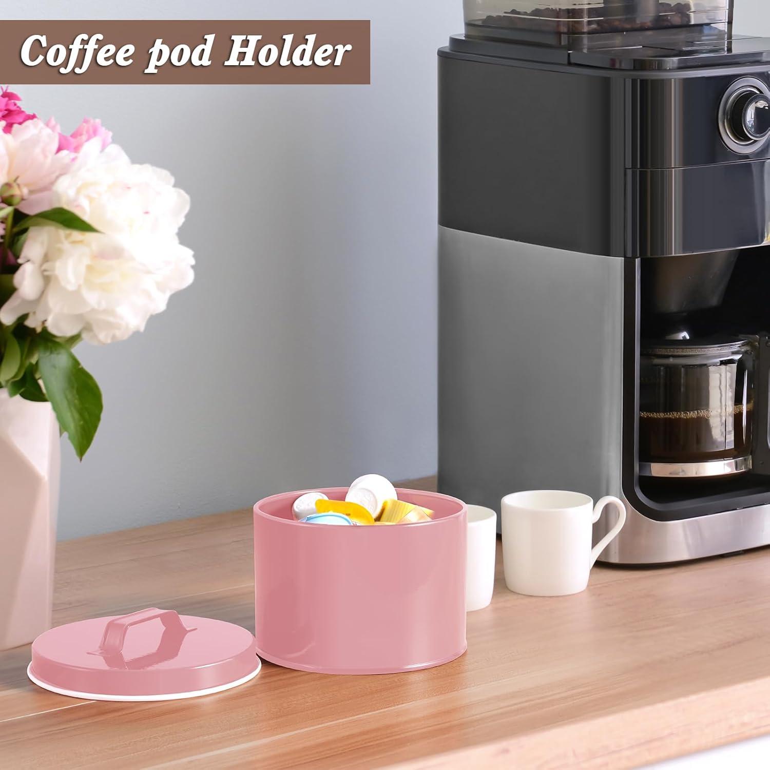 Soporte para Filtros de Café DRASTAR Rosa, Almacenamiento Grande
