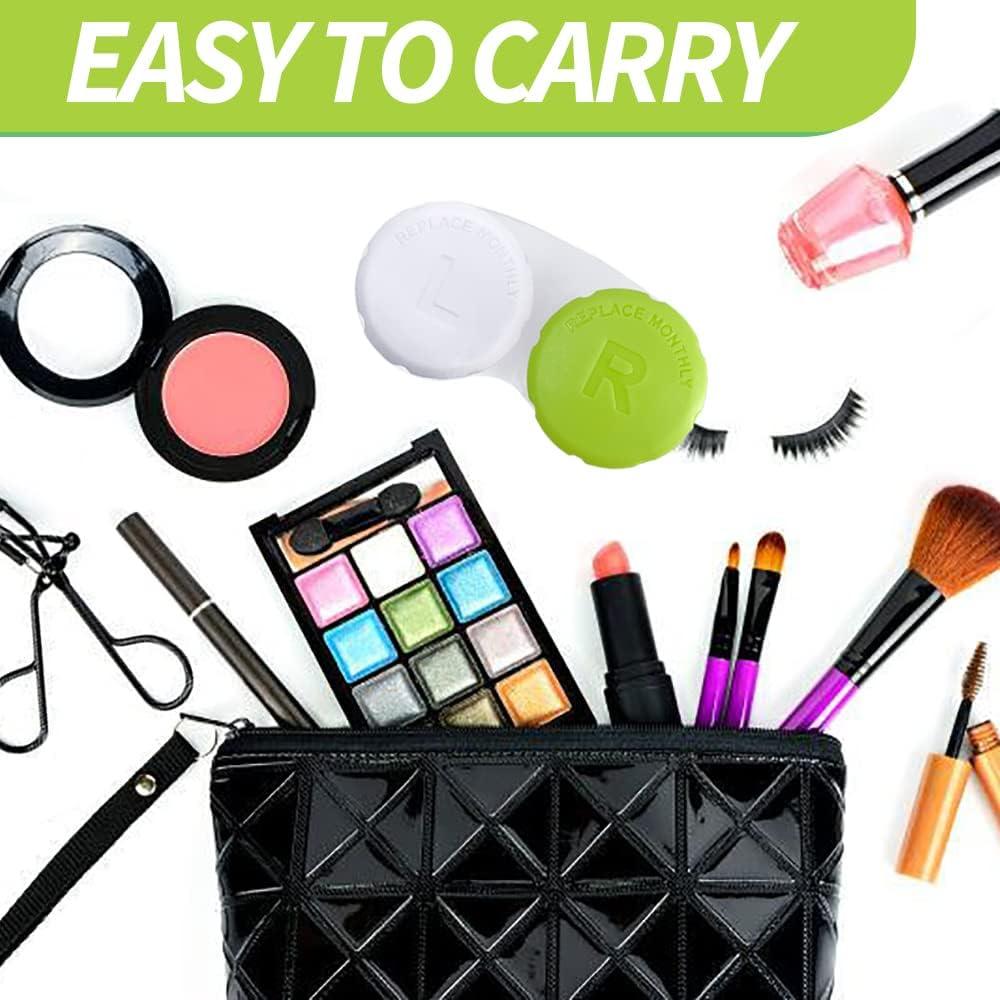 Estuche para Lentes de Contacto RHUI Negro - Paquete de 3