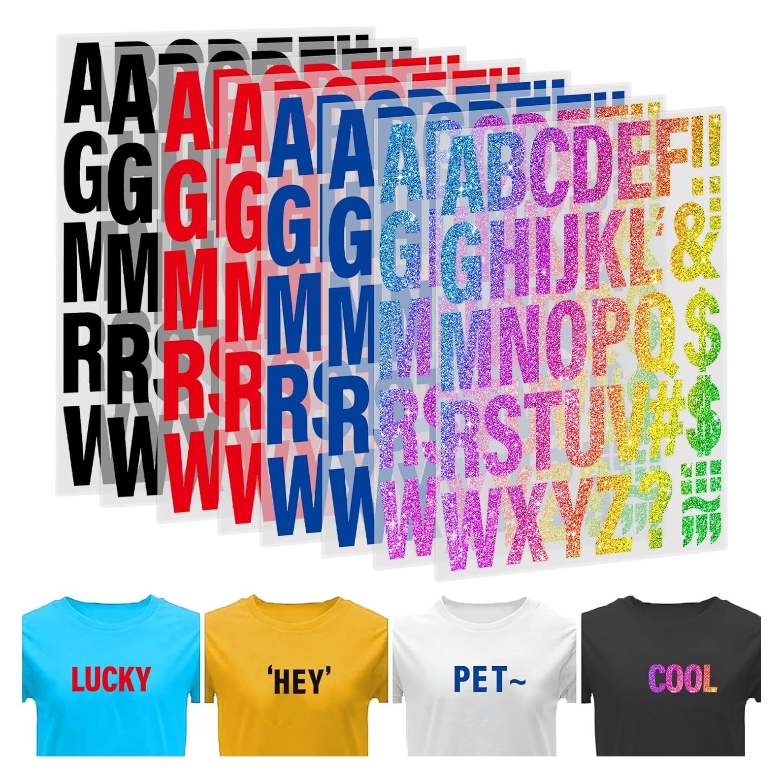 Letras Termoadhesivas LUHIMO 352 Piezas 2 Pulgadas Coloridas