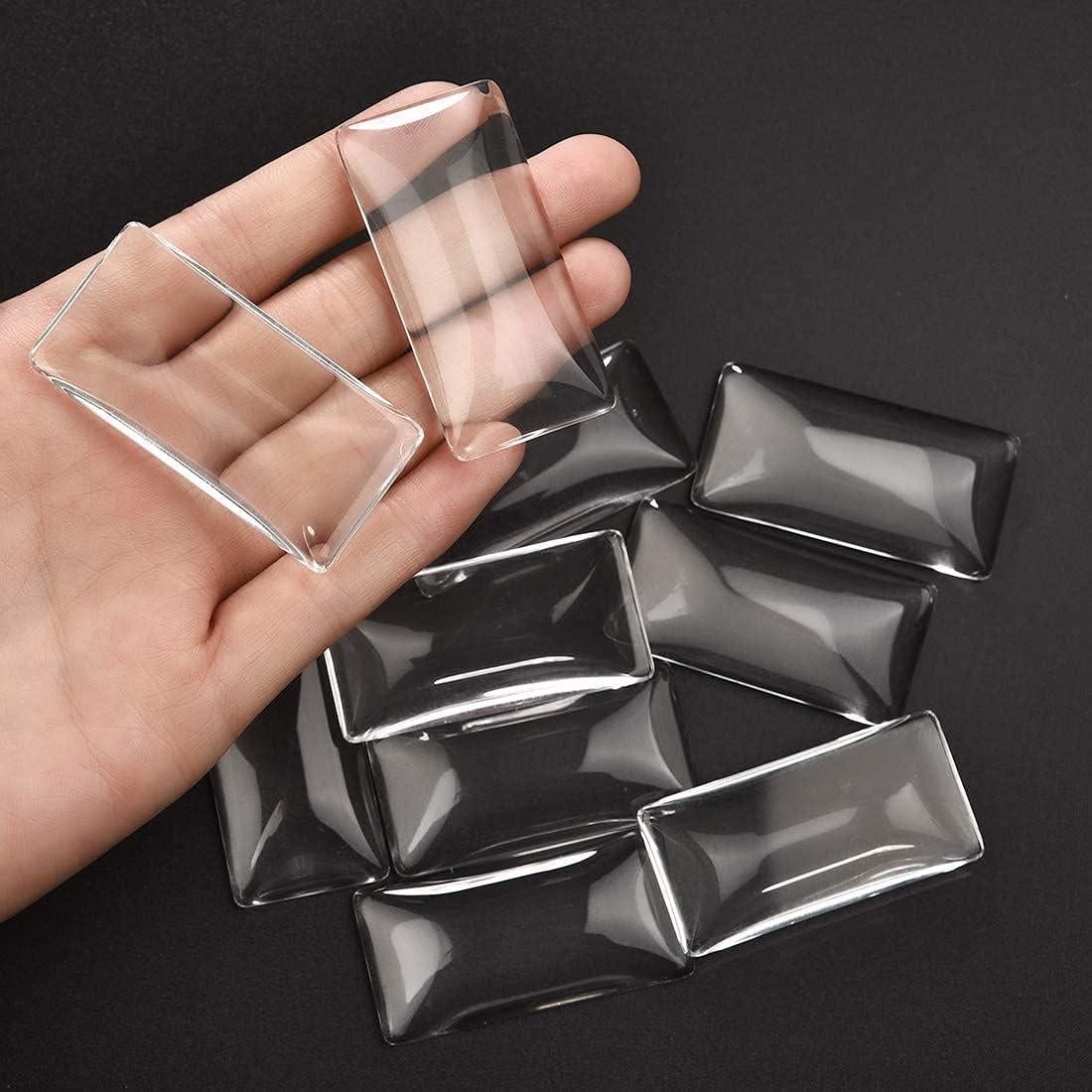 Kit de 30 Trays Rectangulares DROLE con Cabochones 25x50mm