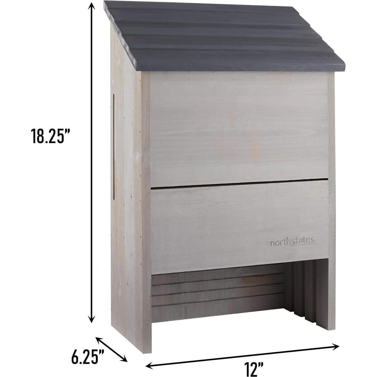 Casa de Murciélagos Grande North States 300 Murciélagos Gris