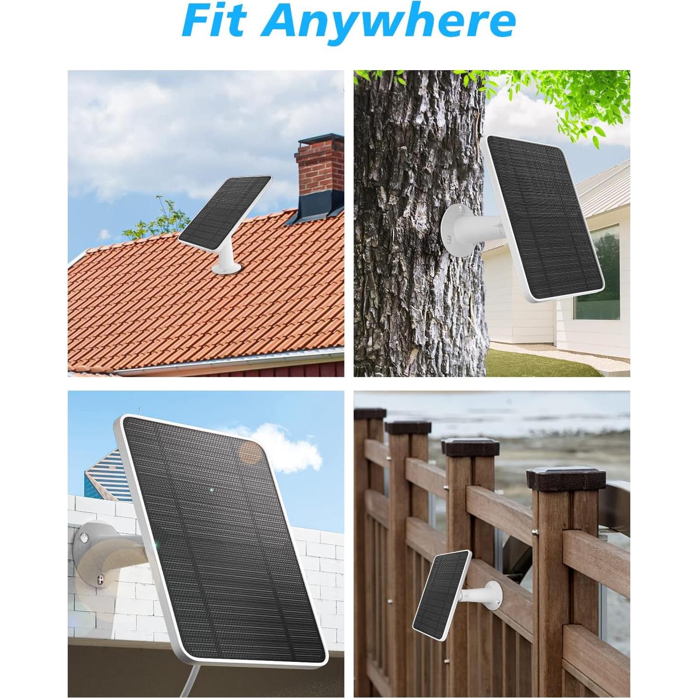 Cargador Solar WININMETA para Cámaras Arlo Pro 4 4.5W IP65