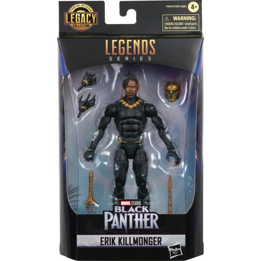 Figura de Acción Marvel Leyendas Killmonger 15 cm con Accesorios