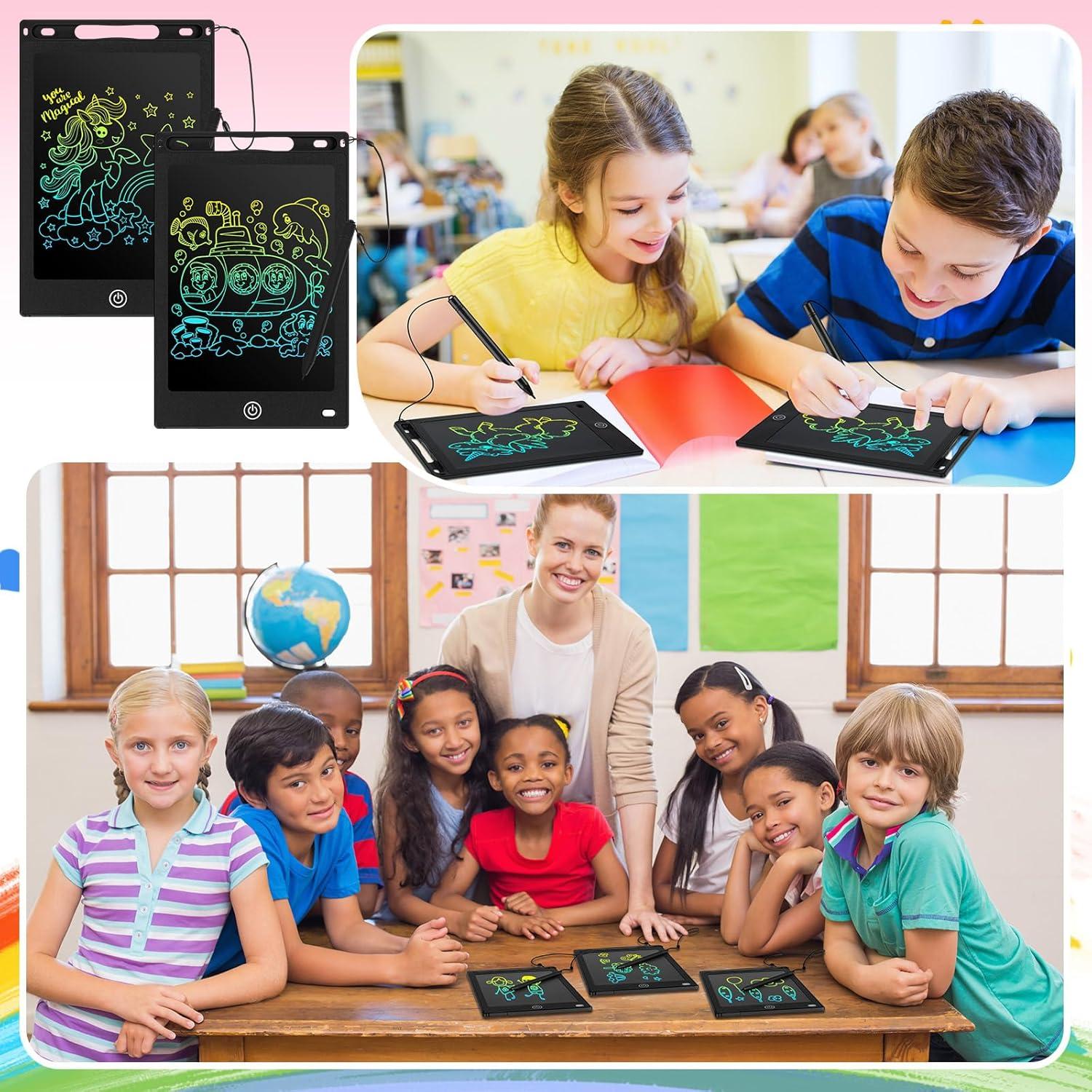 Tableta de Escritura LCD Zonon 4 Pcs 21.7x14.6cm Negra