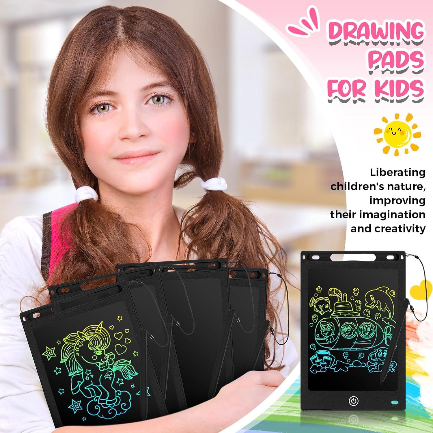 Tableta de Escritura LCD Zonon 4 Pcs 21.7x14.6cm Negra