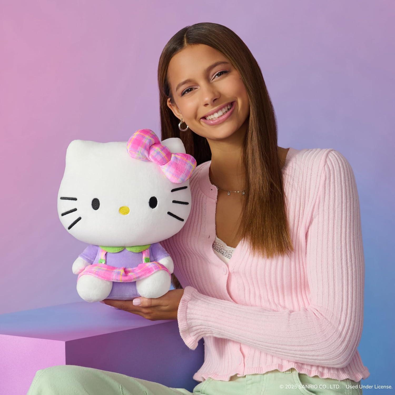 Peluche Neon Hello Kitty 30 cm - Producto Oficial Jazwares