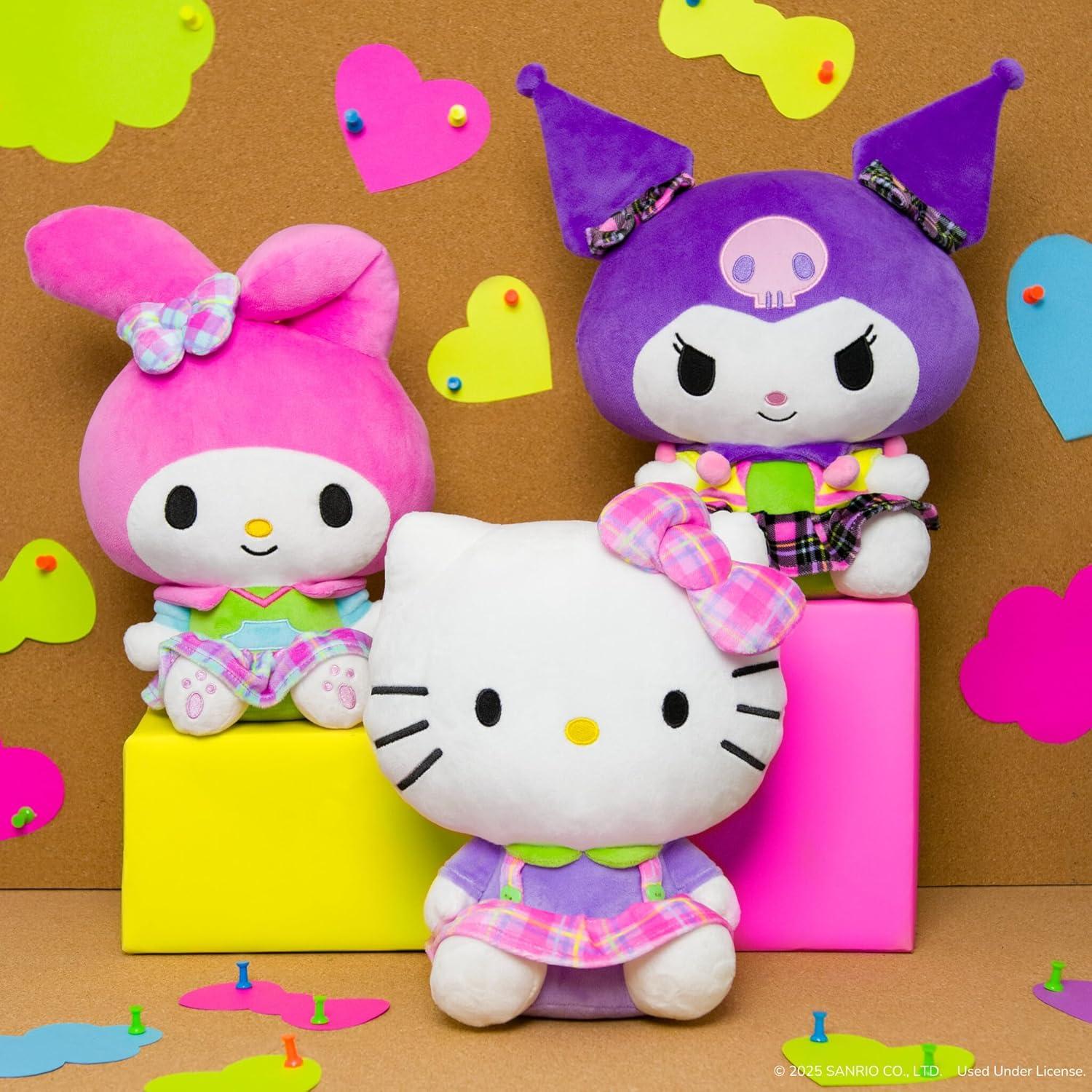 Peluche Neon Hello Kitty 30 cm - Producto Oficial Jazwares
