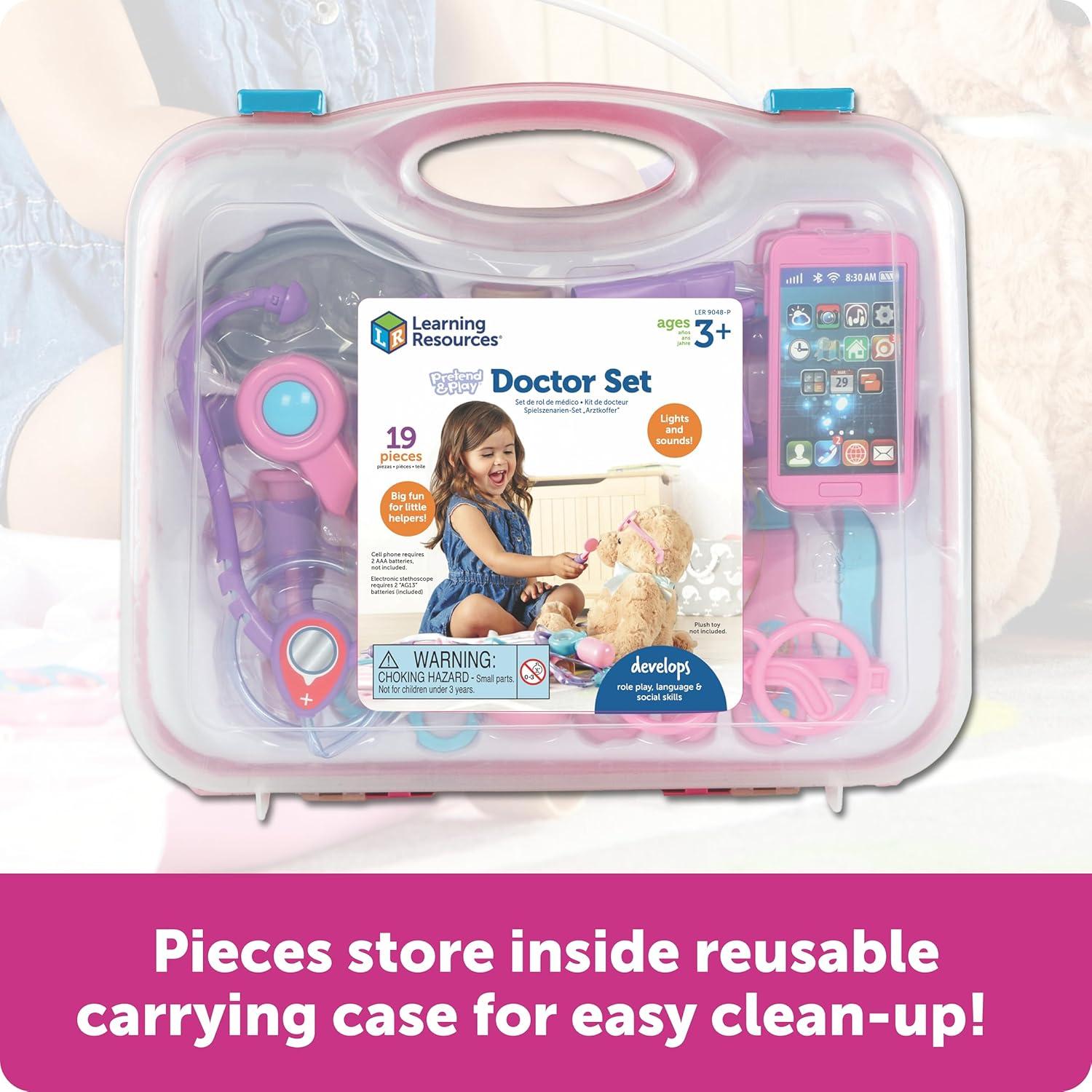 Kit de Doctor Rosa Learning Resources - 19 Piezas Educativas