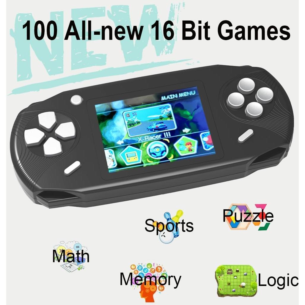 Consola de Juegos Portátil Beijue LD10X 100 Juegos HD 3"