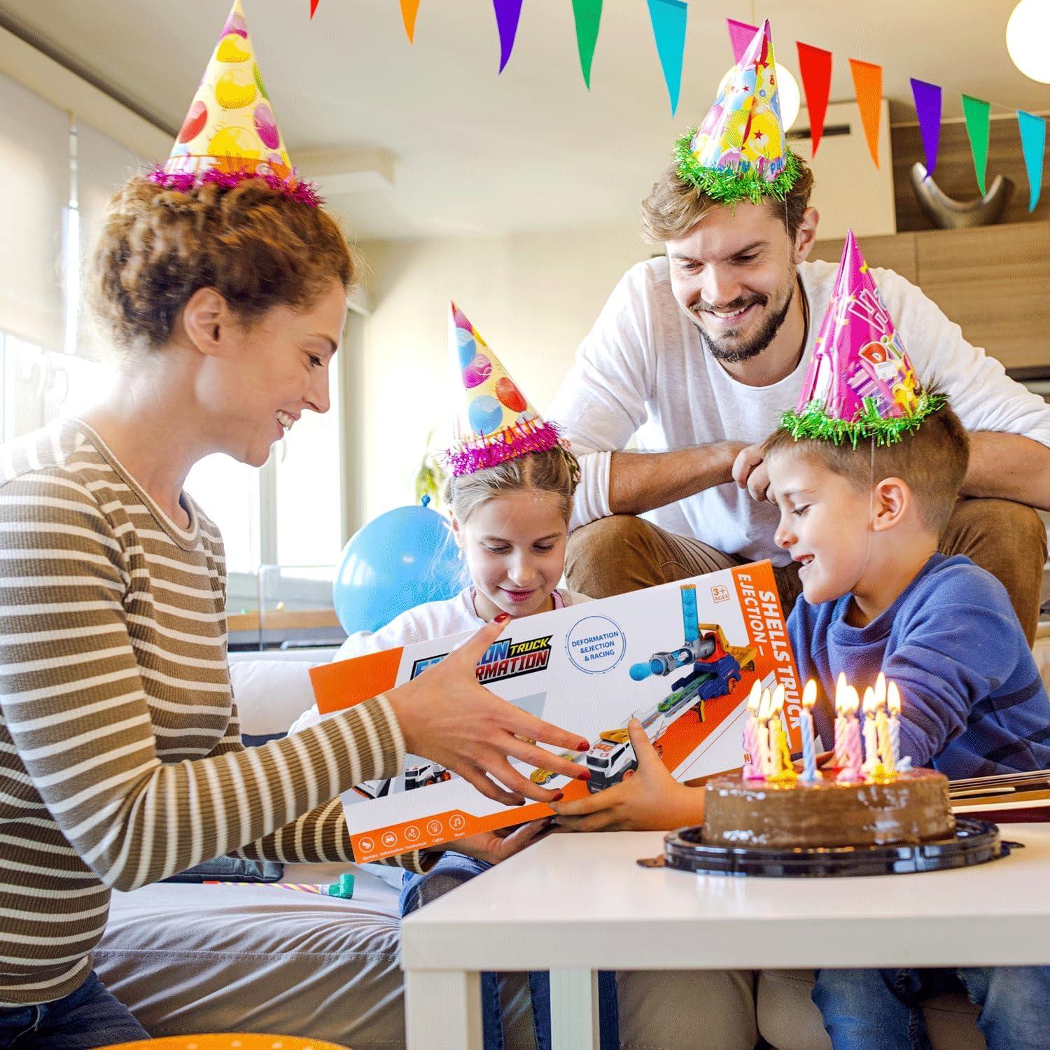 Camión de Juguete DWI Dowellin 71 cm con Coches y Pelotas