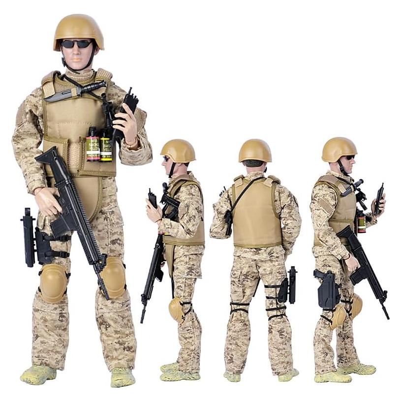 Figuras de Acción 12" Pattiz Navy SEAL con Accesorios