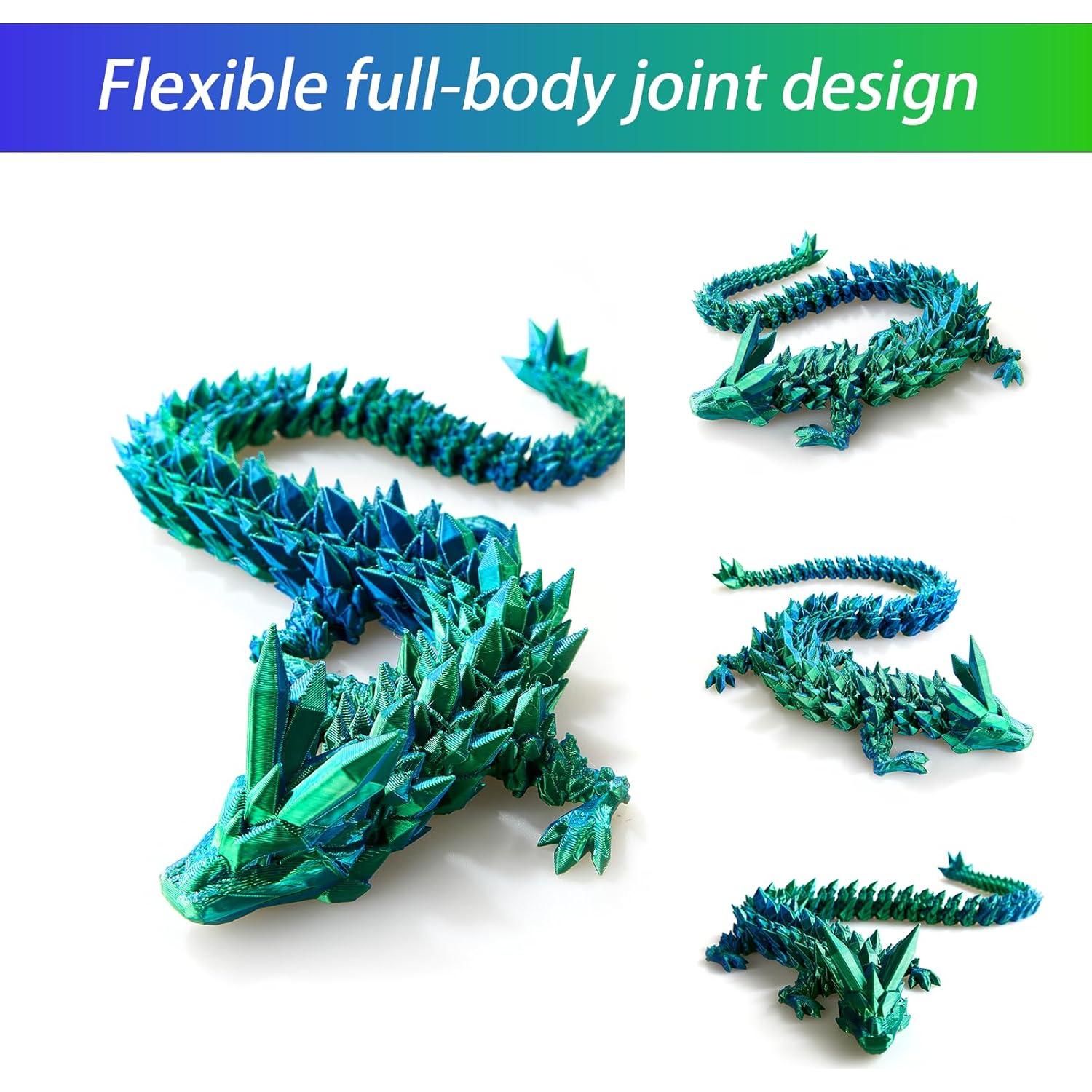 Huevo de Dragón 3D OasisLuxe con Dragón Articulado 38 cm