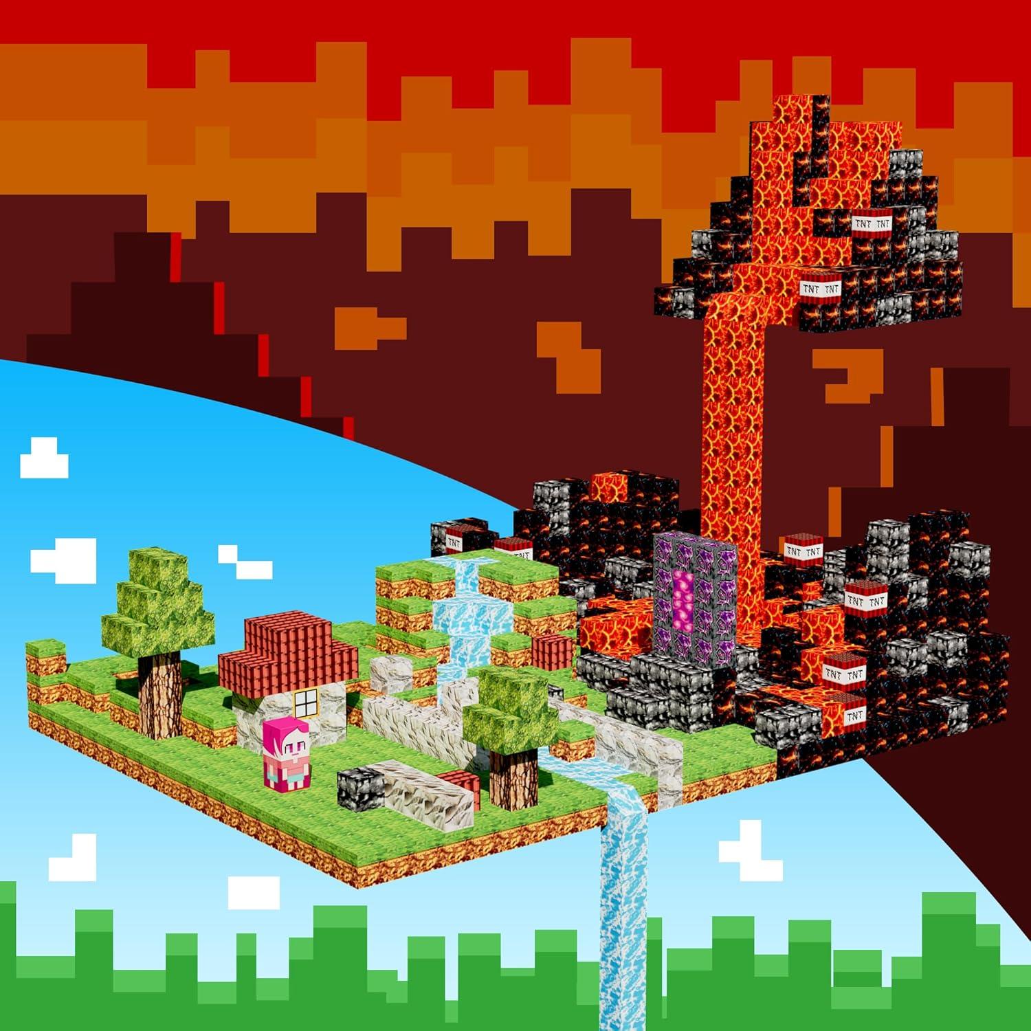 Bloques Magnéticos Petenjoy Set de 126 Pcs Juguete Educativo