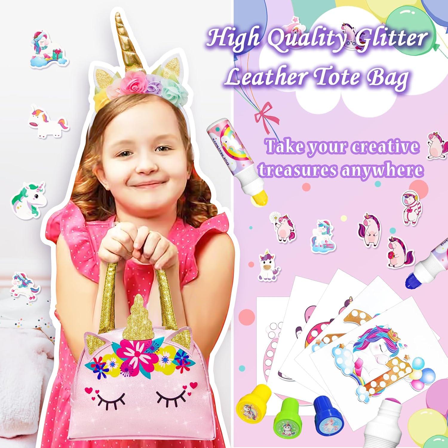 Juego de 50 Marcadores Lavables Weirtoya con Estuche Unicornio