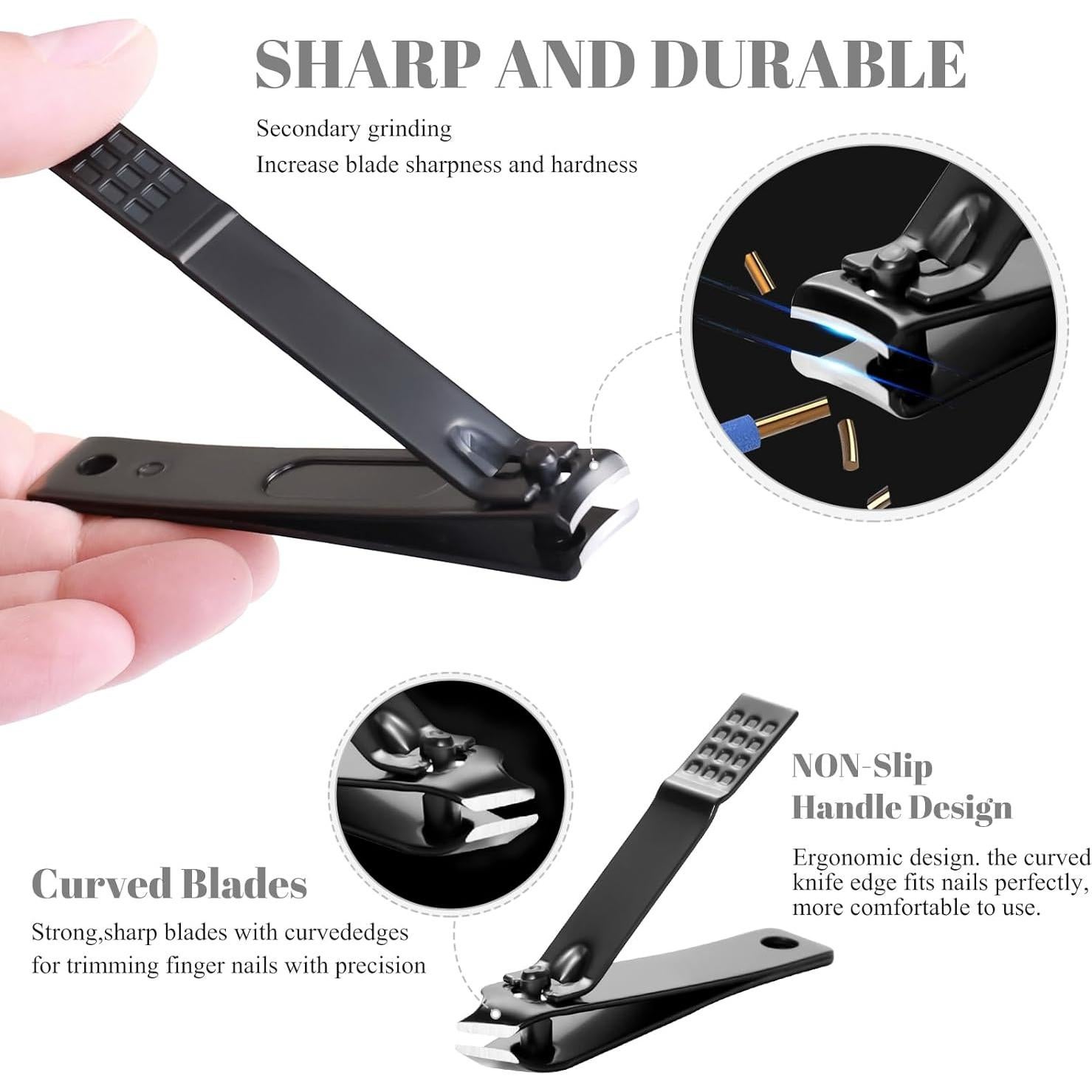 Kit de Cortauñas de Acero Inoxidable QLNE - Manicura y Pedicura