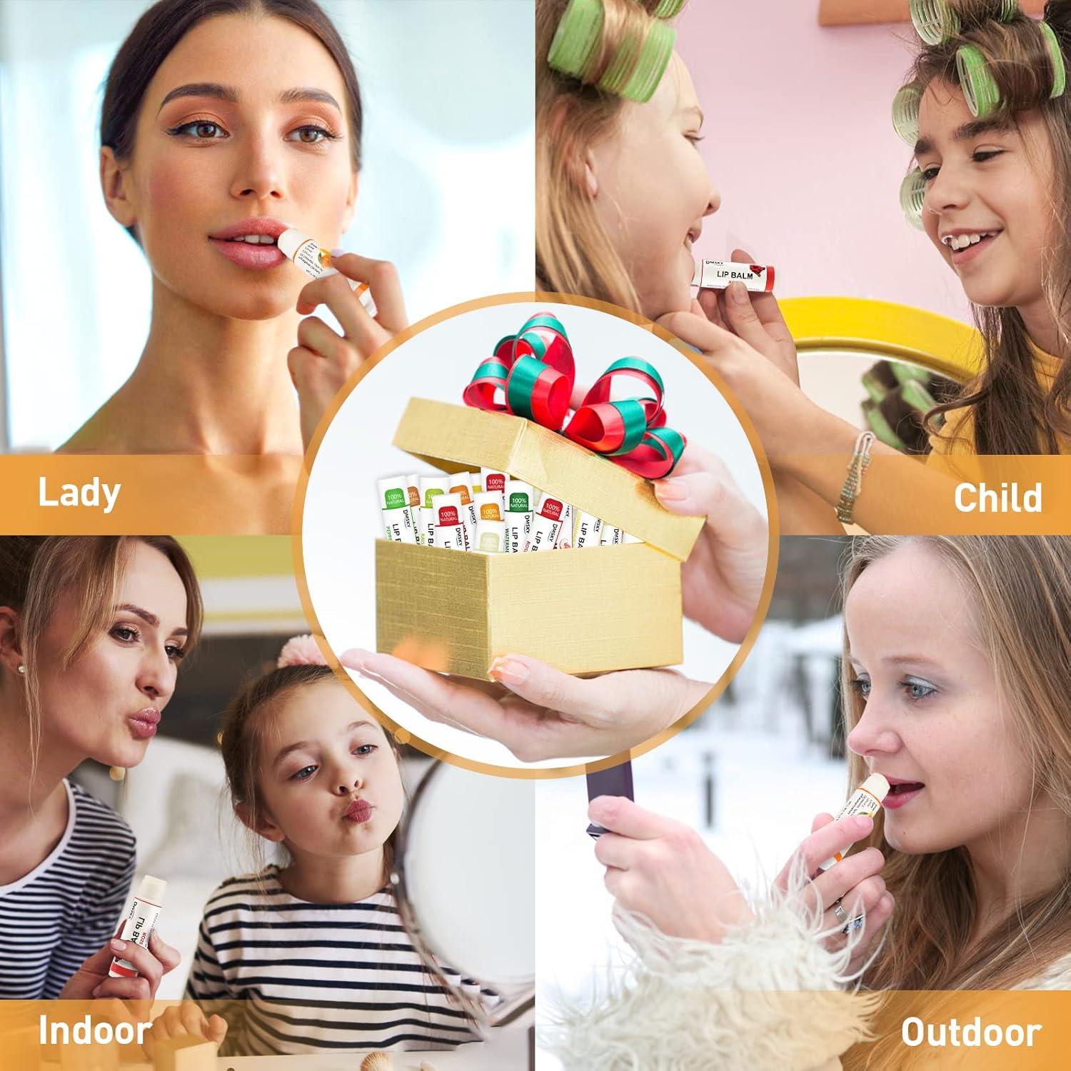 Bálsamo Labial Natural DMSKY - 12 Sabores Hidratantes