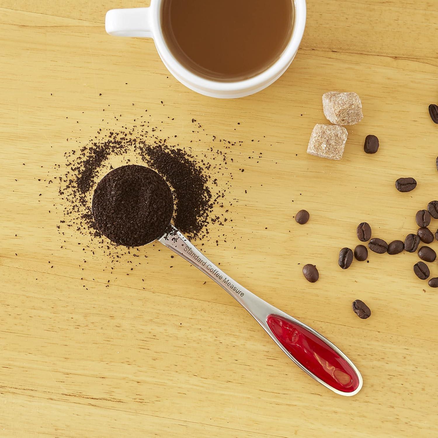 Cuchara para Café RSVP International 2 Cucharadas Acrílico Rojo