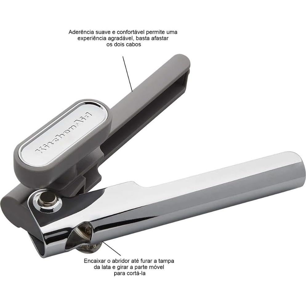 Abrebotellas Multifuncional KitchenAid Gris 2 en 1 Manual