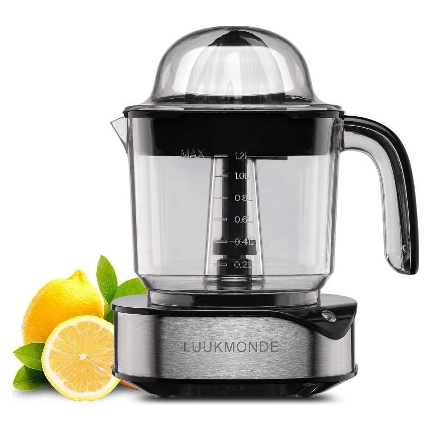 Exprimidor Eléctrico de Cítricos LUUKMONDE 1.2L con Luz LED