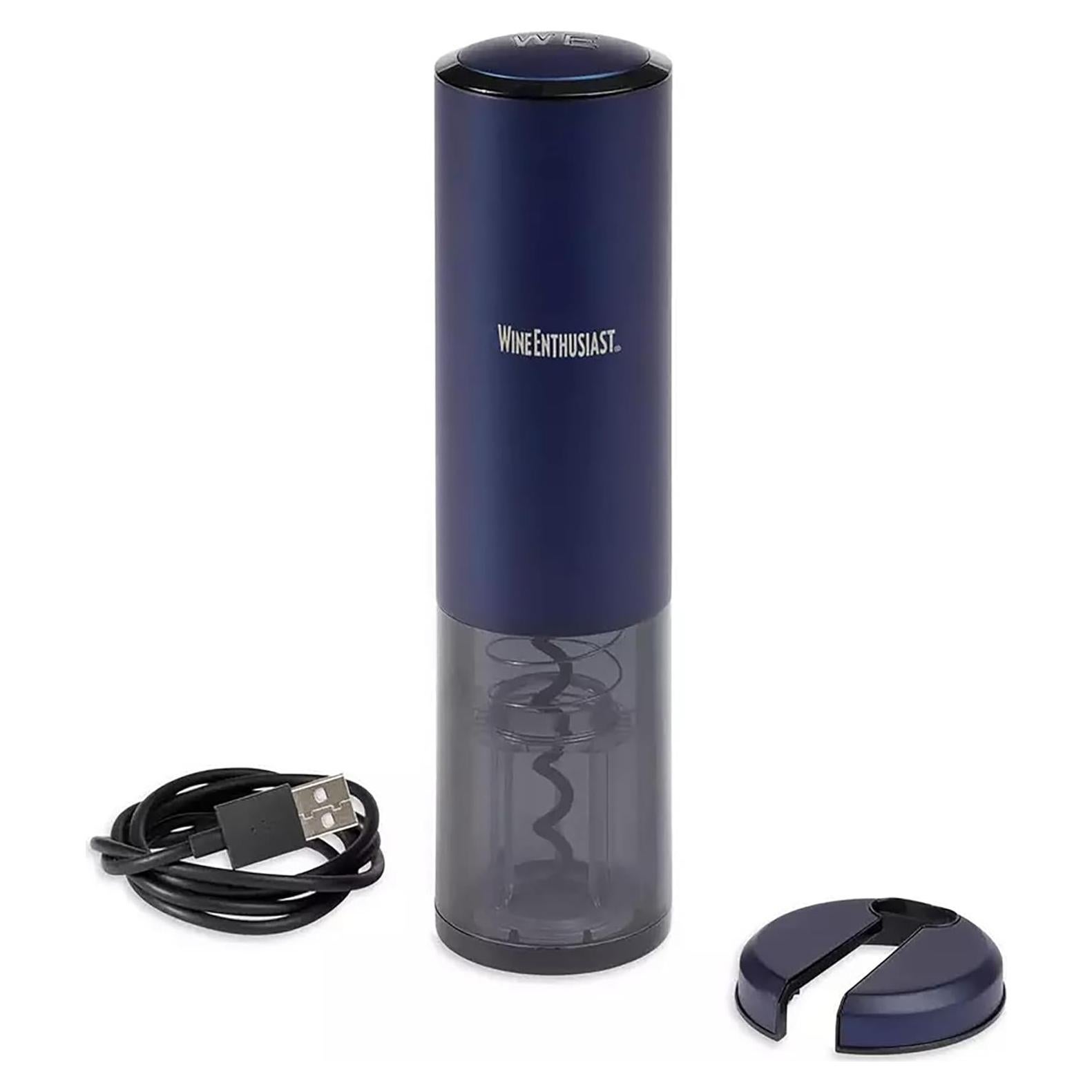 Abridor de Vino Automático Eléctrico Wine Enthusiast Azul 0.54 kg