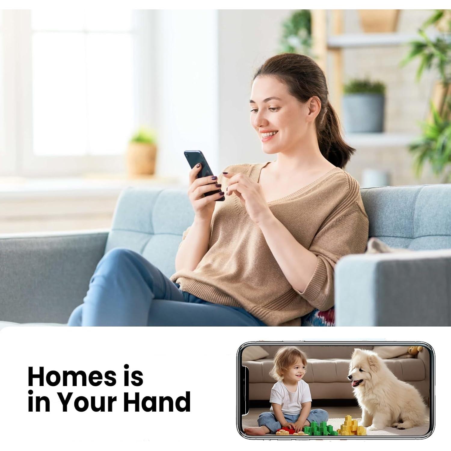 Cámara Espía WiFi Realhide B7 4K HD con Visión Nocturna