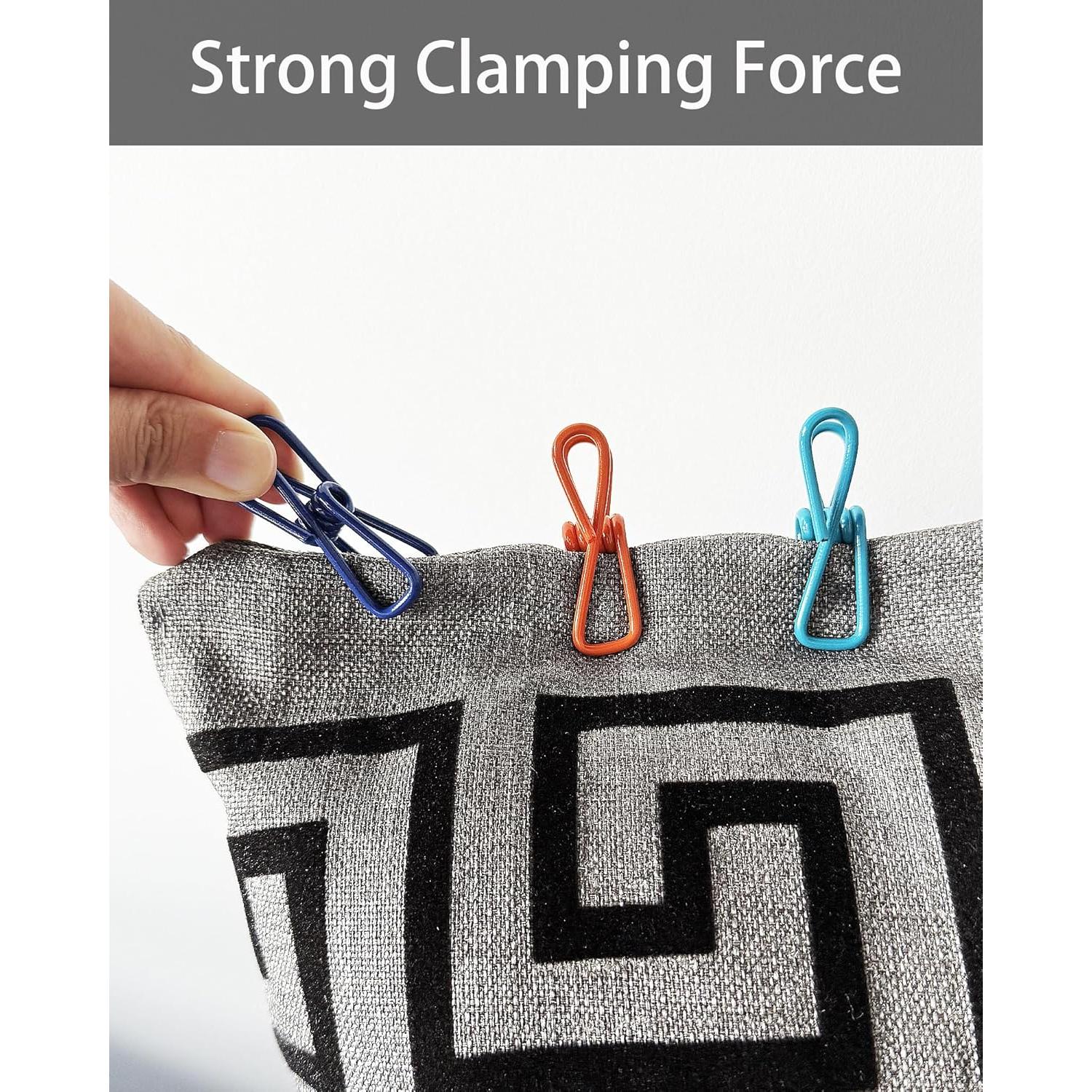 Clips de Metal Multipropósito CUARUSUIKA - Paquete de 10