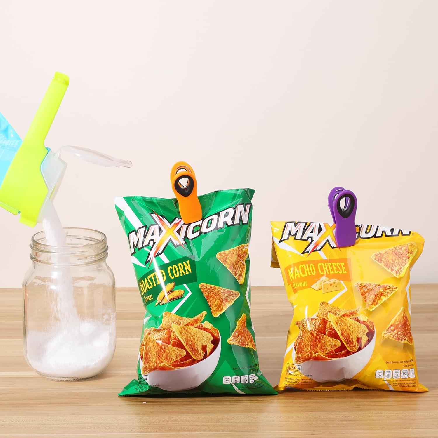 Juego de Clips de Cocina Yvey, 10 Clips Reutilizables para Alimentos