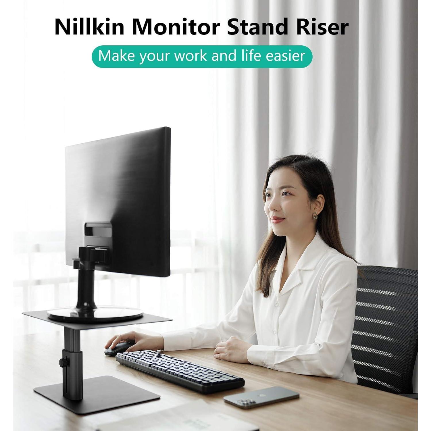 Soporte para Monitor Nillkin Ajustable Ergonómico Aluminio Negro
