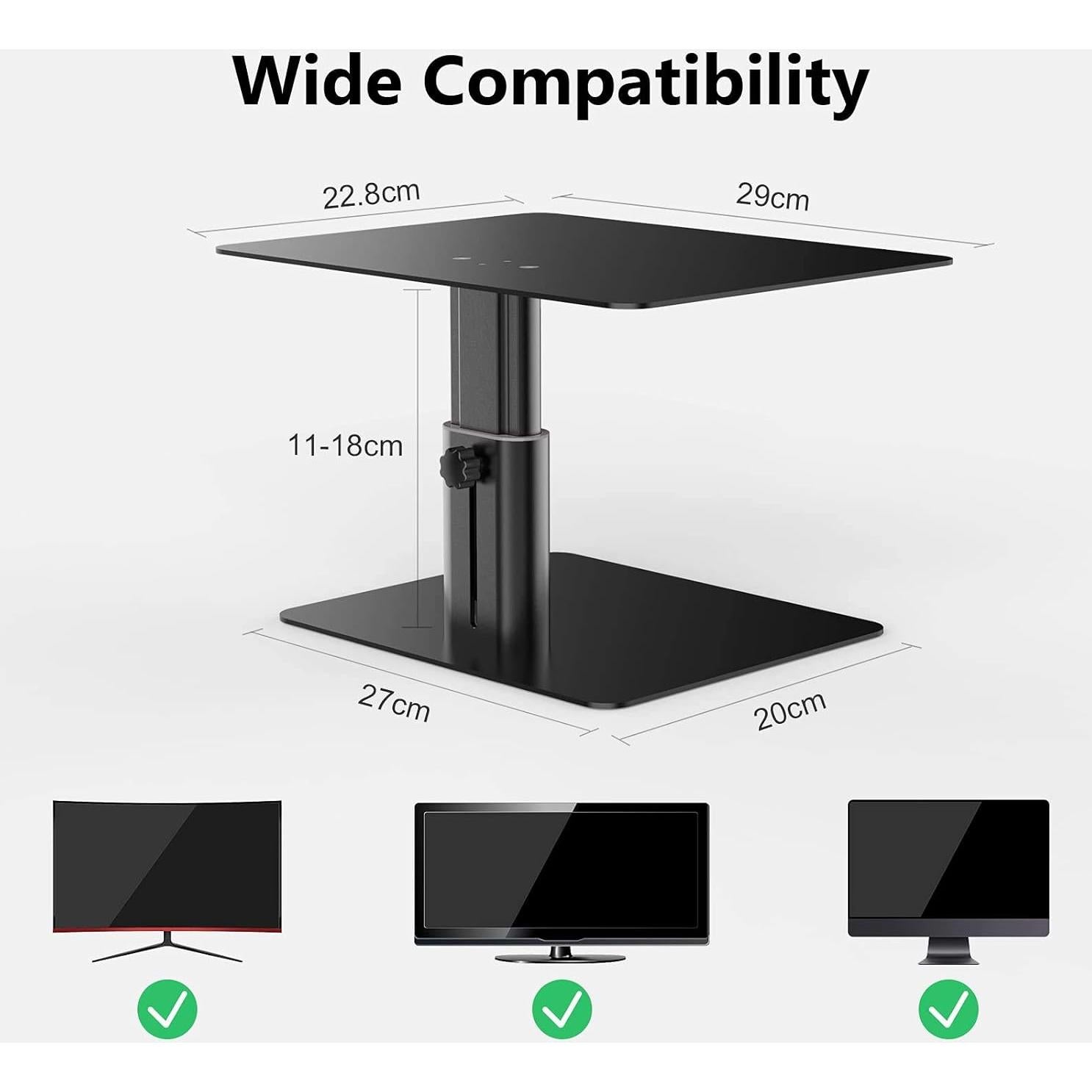 Soporte para Monitor Nillkin Ajustable Ergonómico Aluminio Negro