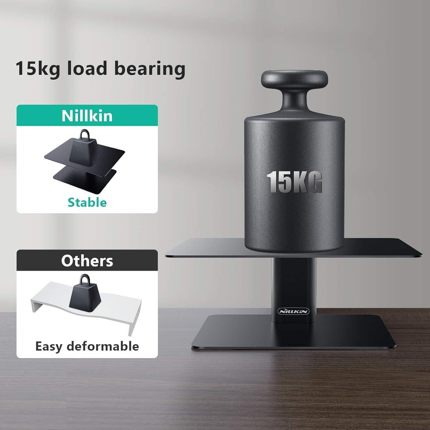 Soporte para Monitor Nillkin Ajustable Ergonómico Aluminio Negro