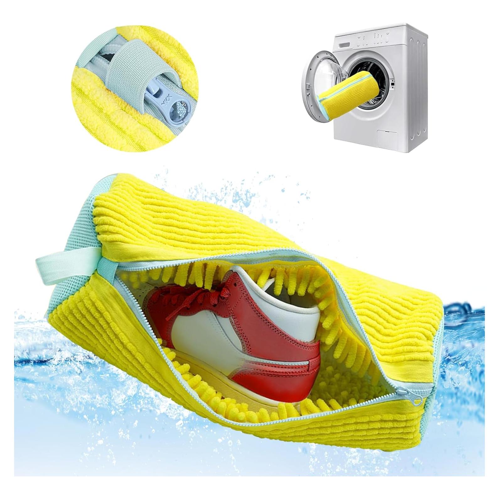 Bolsa de Lavado de Zapatos Tubasion Amarillo Reutilizable 38.1 cm