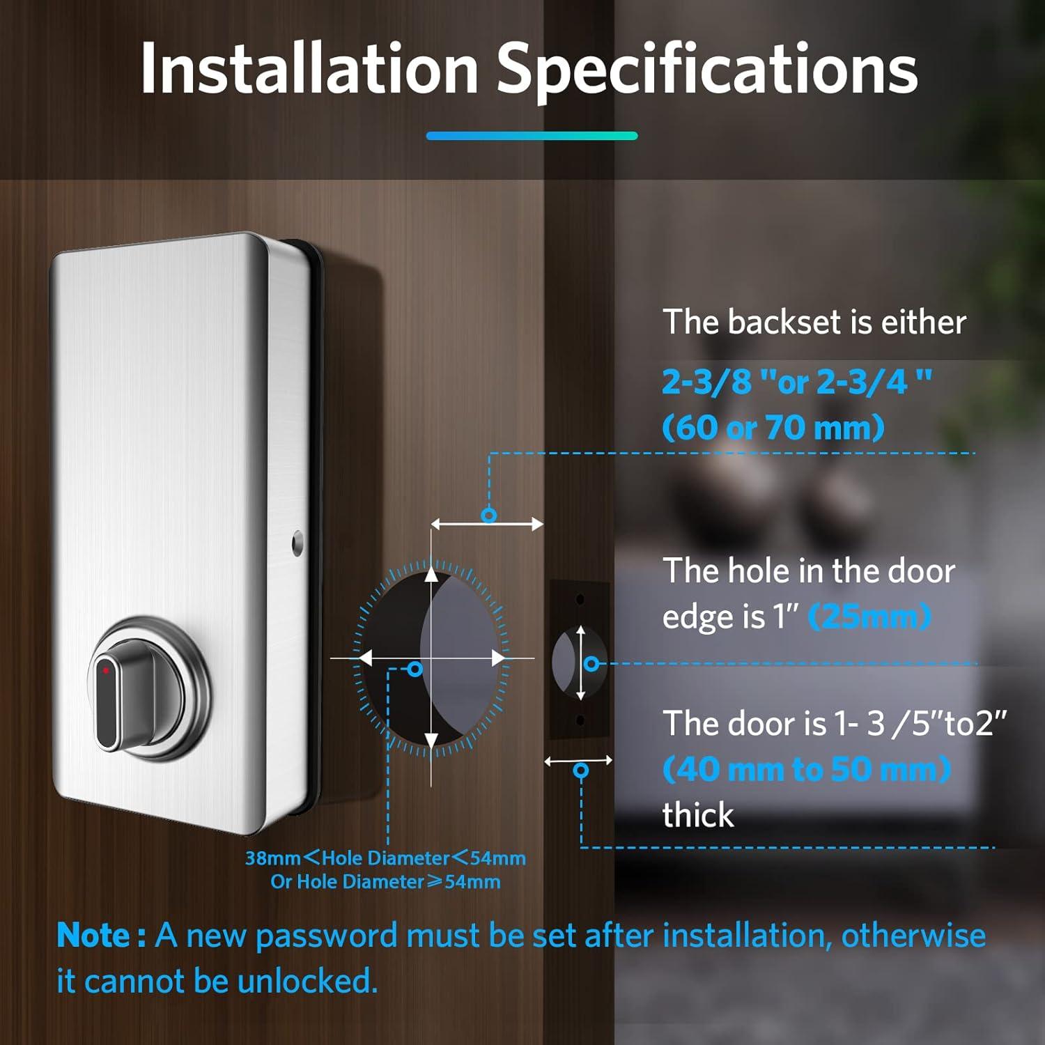 Cerradura Inteligente GEONFINO G5 Bluetooth 4 en 1 Plata