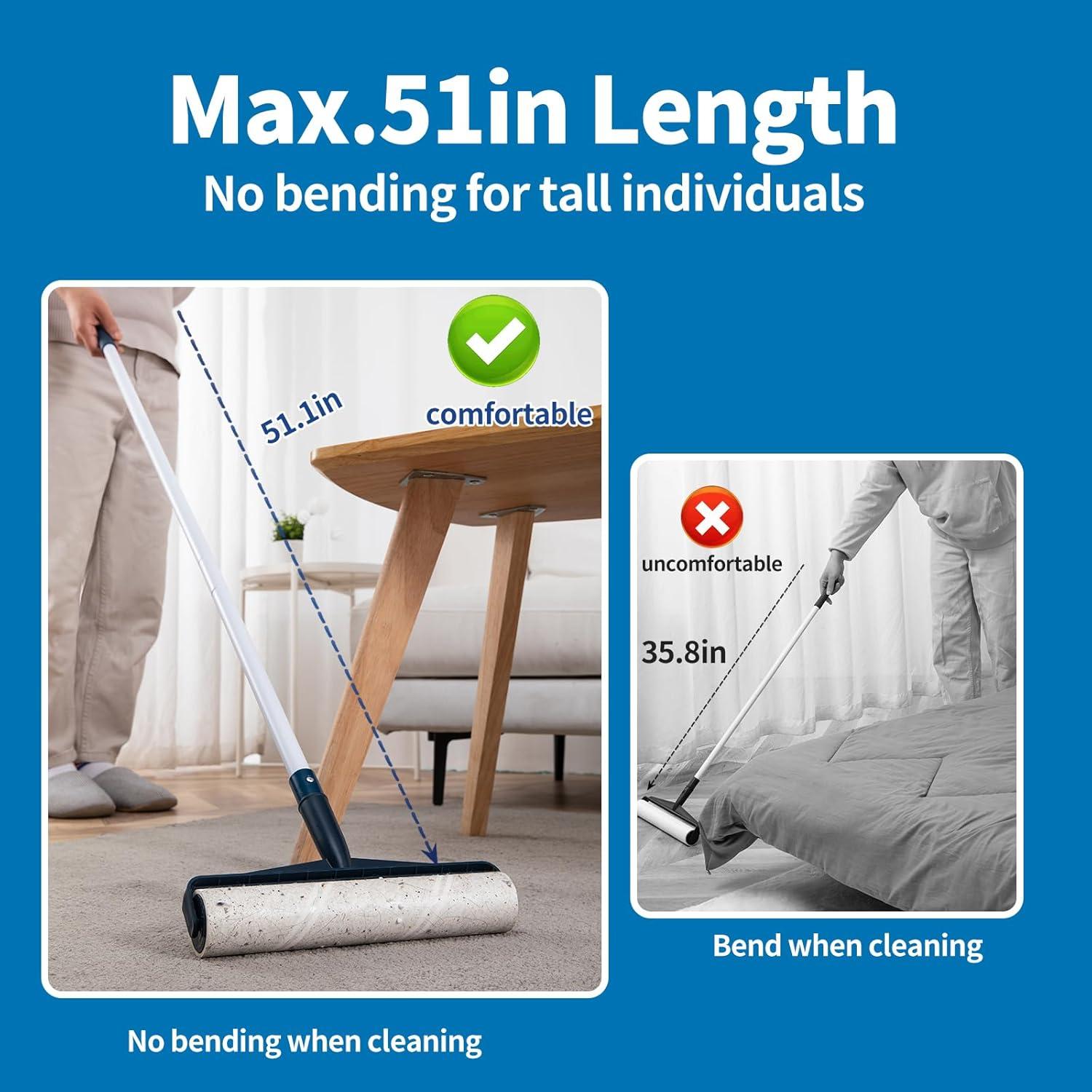 Rodillo Quitapelusas Extra Pegajoso Hohoky 9.84" (25cm) 420 Hojas