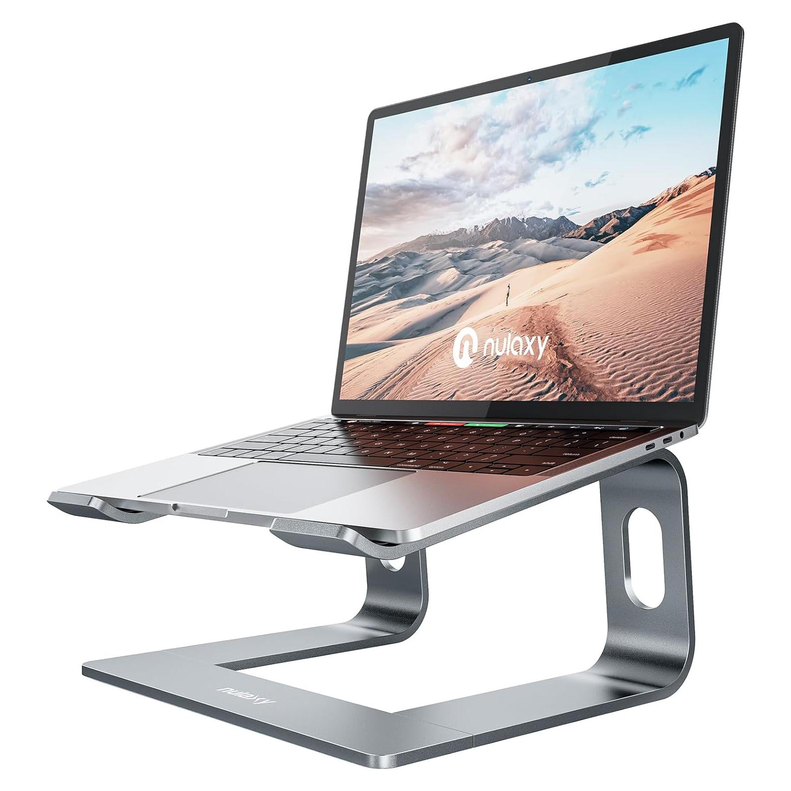 Soporte para Laptop Nulaxy C3 Ergonómico Desmontable 10-16" Gris