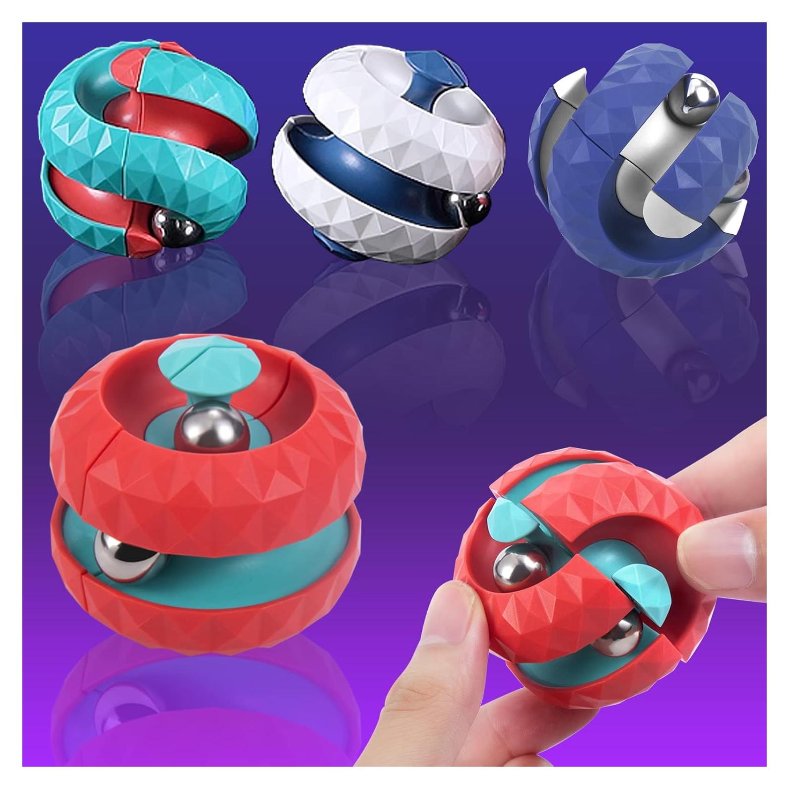 Paquete de 4 Juguetes Antiestrés Orbit Ball ONCOFAN