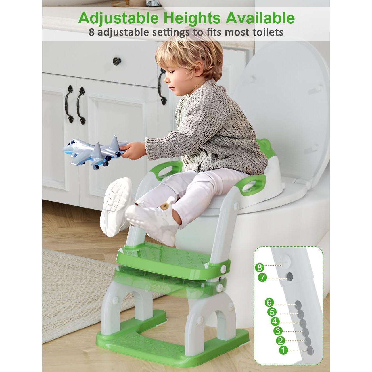 Asiento de Entrenamiento para Baño Koyosnier Verde 2 en 1