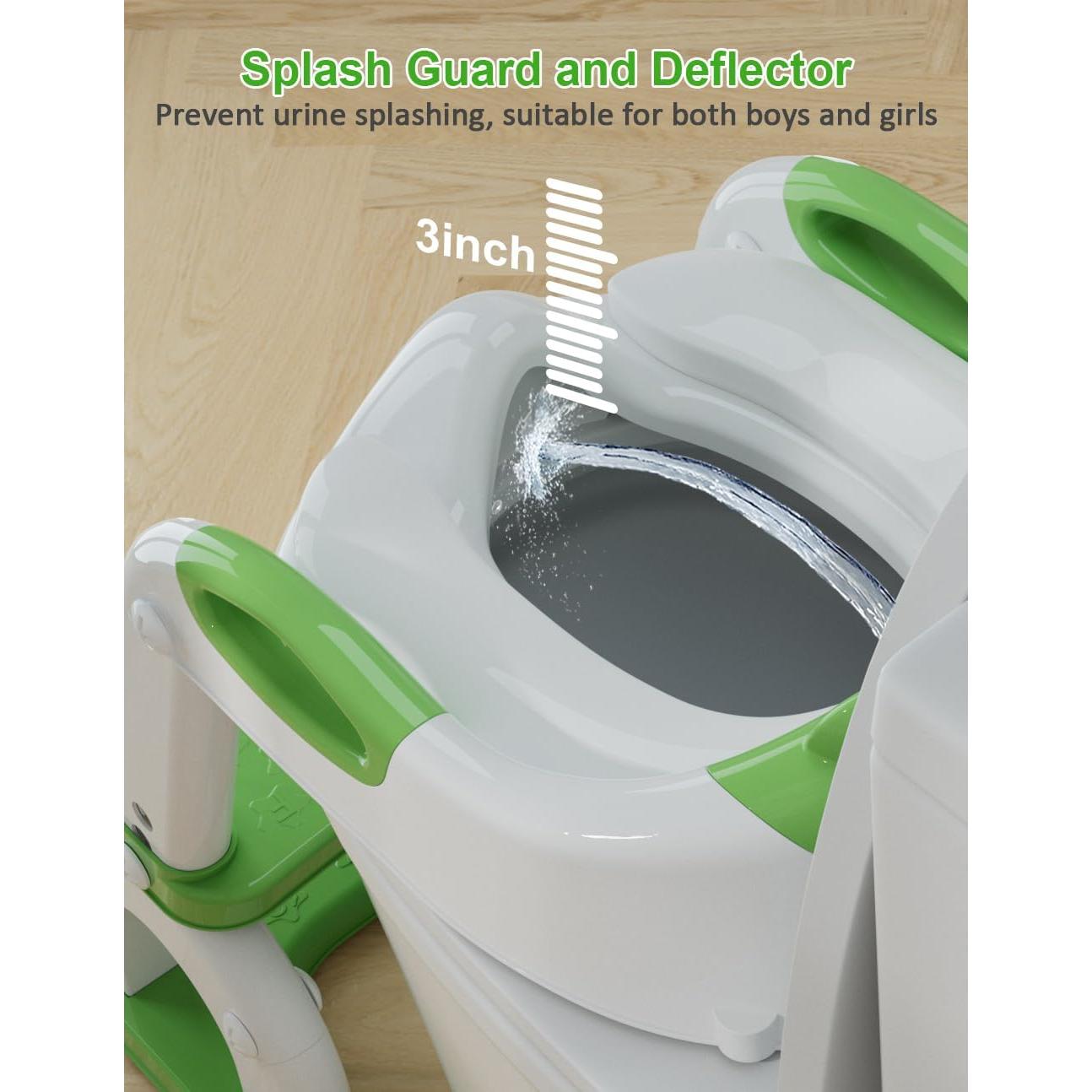 Asiento de Entrenamiento para Baño Koyosnier Verde 2 en 1