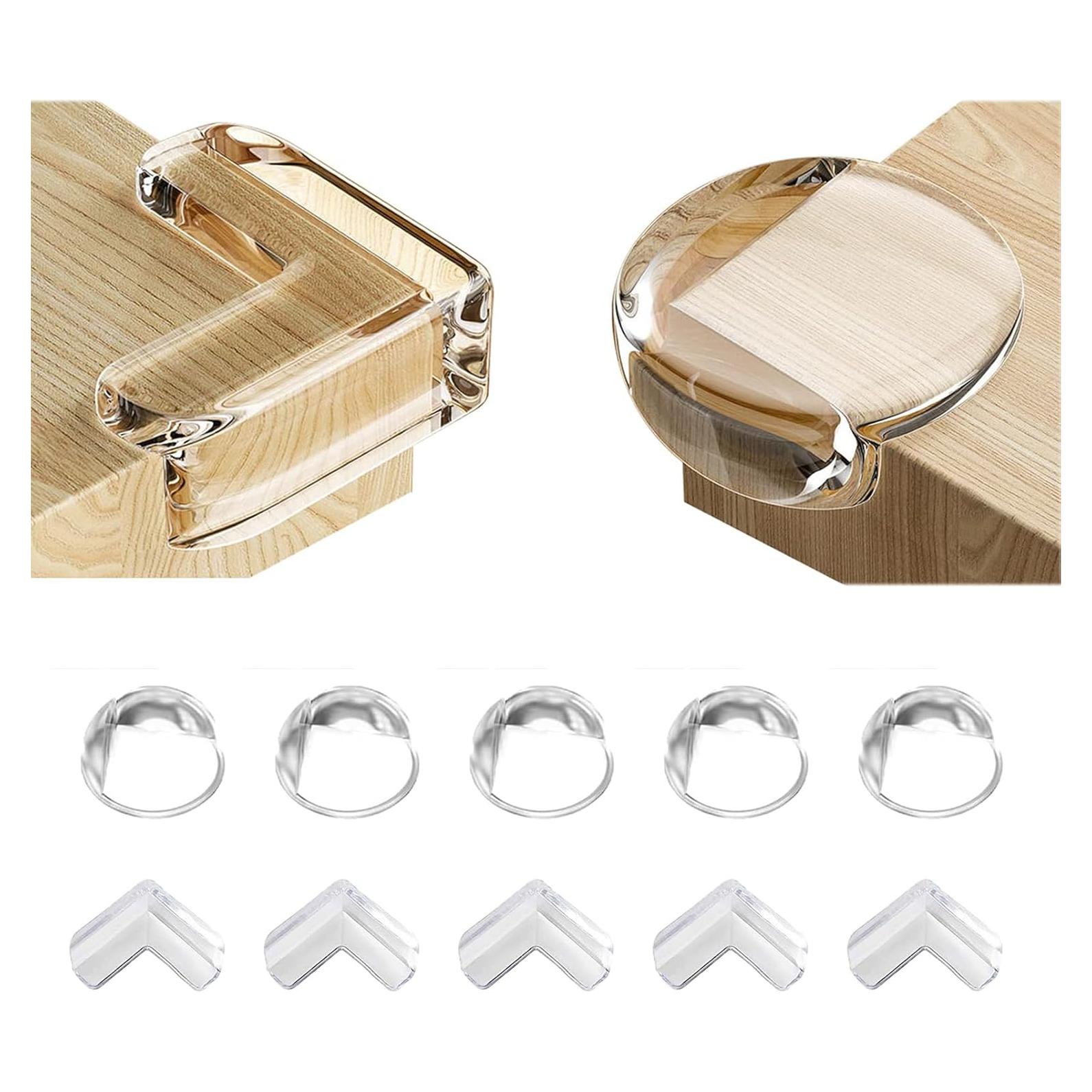 10 Protectores de Esquinas para Bebés Fhlbestyu Transparentes