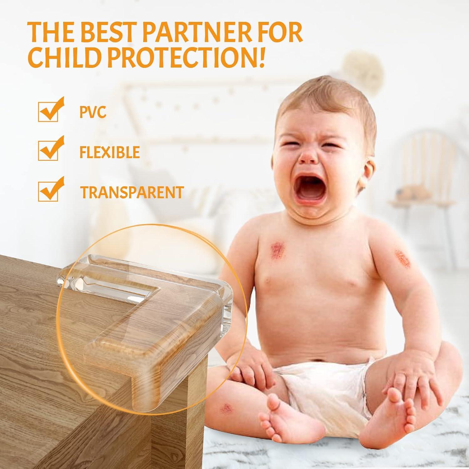 10 Protectores de Esquinas para Bebés Fhlbestyu Transparentes