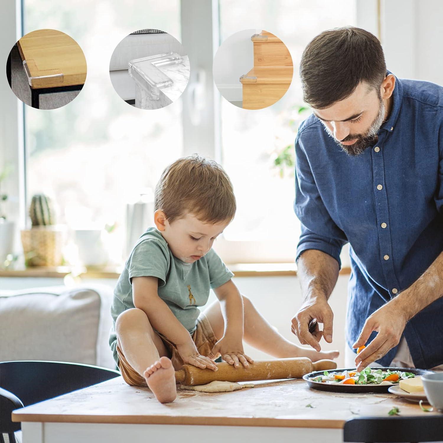 10 Protectores de Esquinas para Bebés Fhlbestyu Transparentes