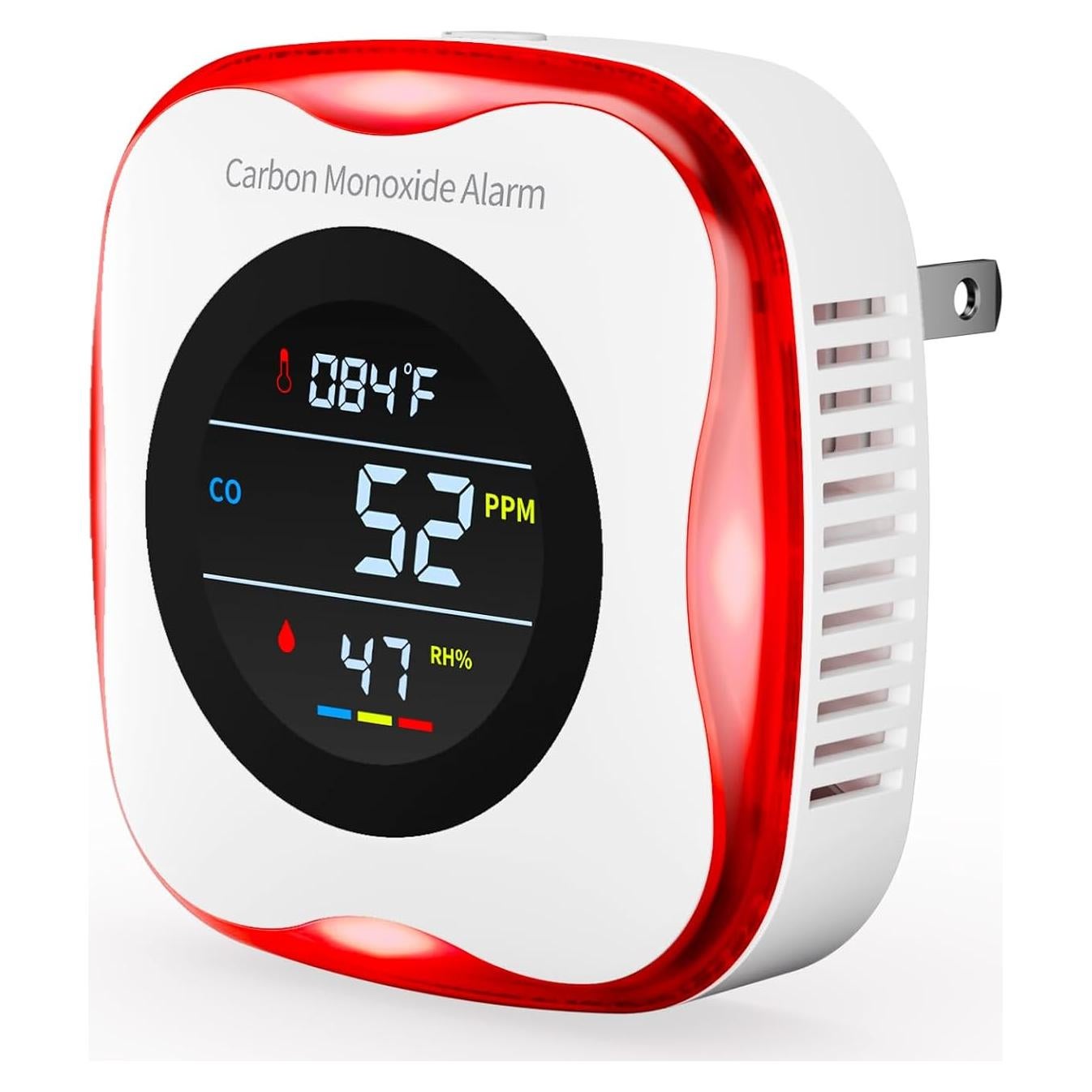 Detector de Monóxido de Carbono Enchufable YOJOCK KH105 3-en-1