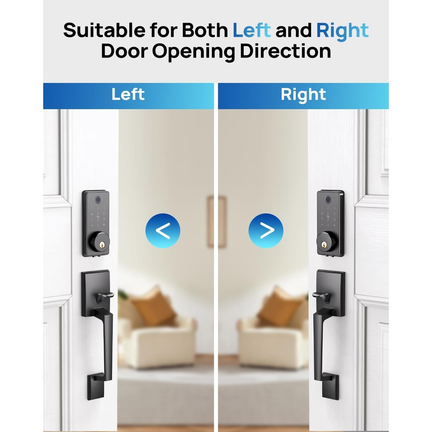 Cerradura Inteligente WiFi LOCTIAN DL0102 Pro con Huella Dactilar
