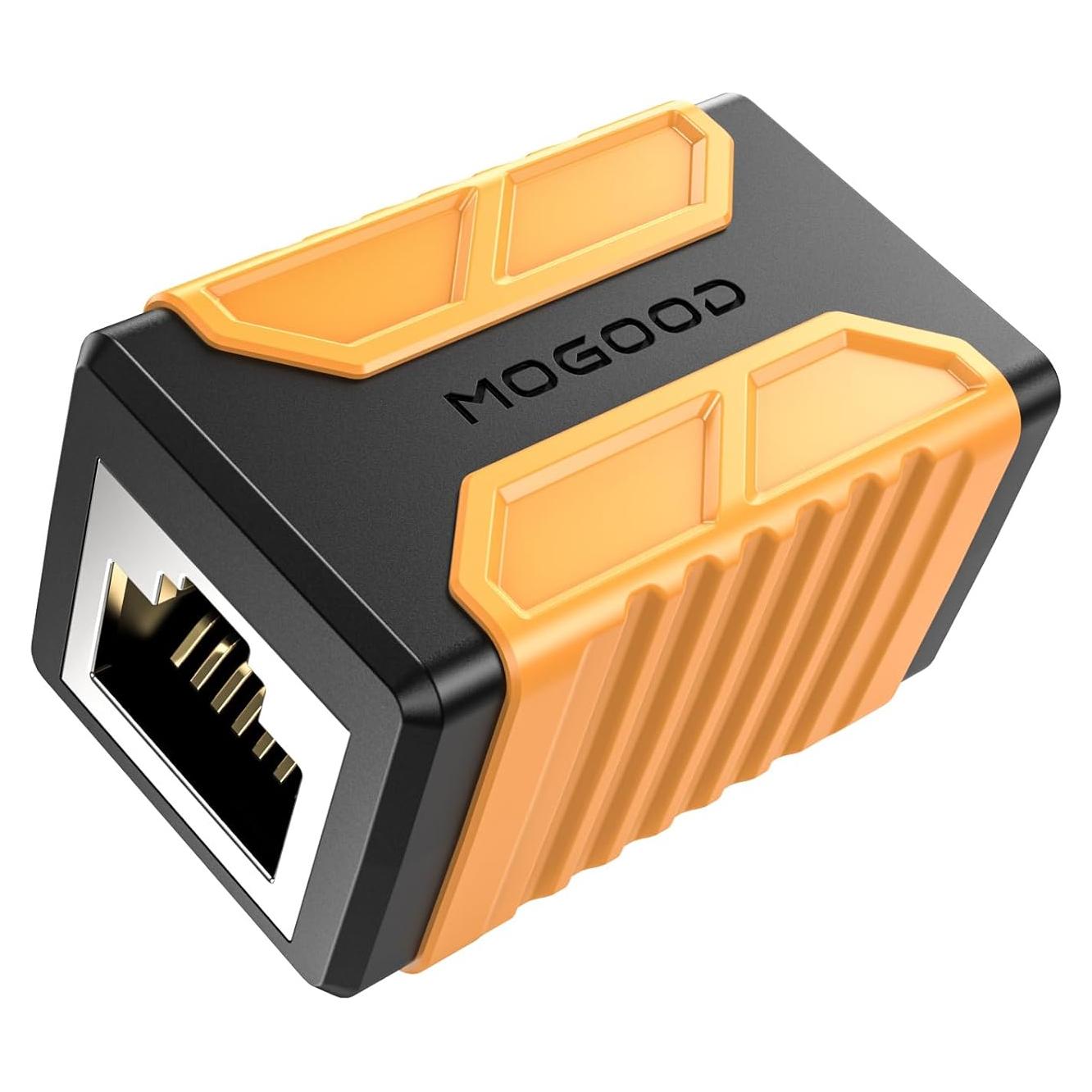 Acoplador RJ45 MOGOOD 10Gbps Femenino a Femenino Cat6