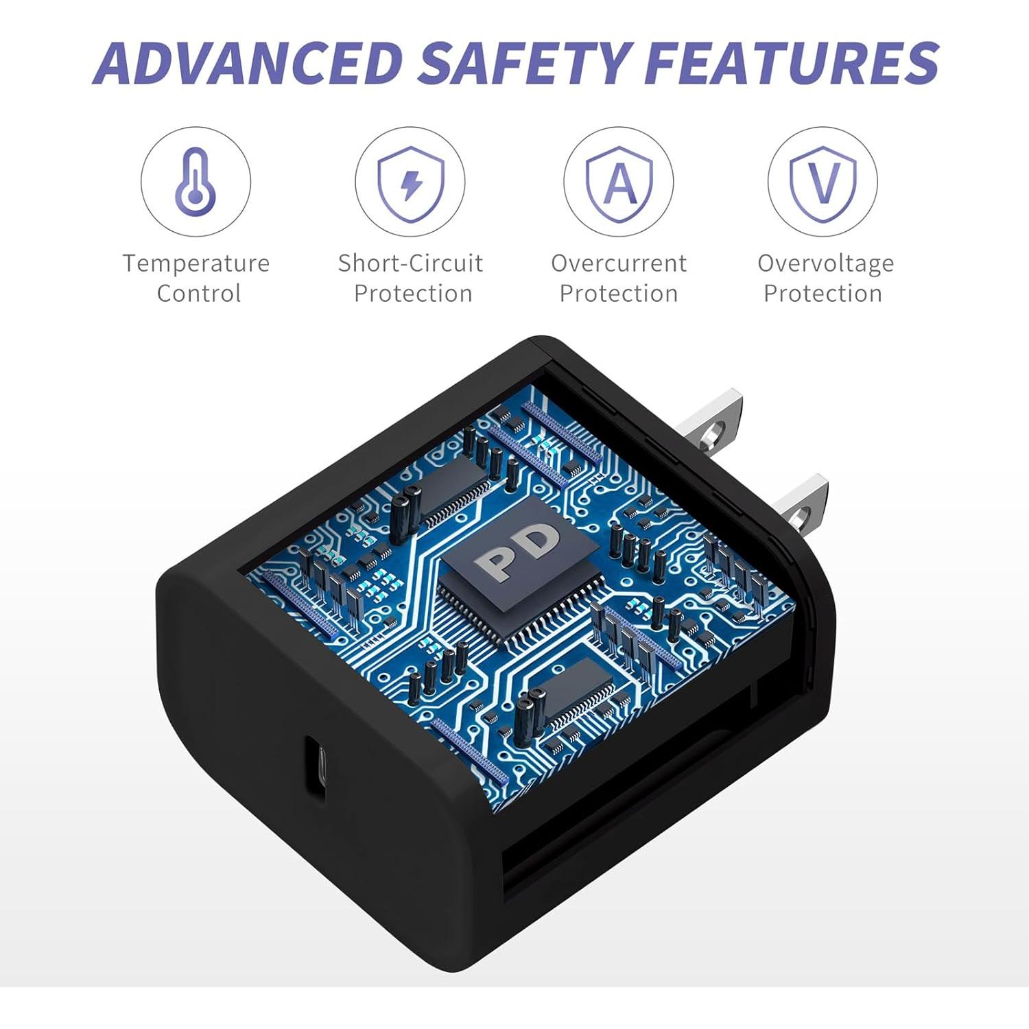 Cargador Rápido 20W MAILESI + Cable USB-C a Lightning 6FT