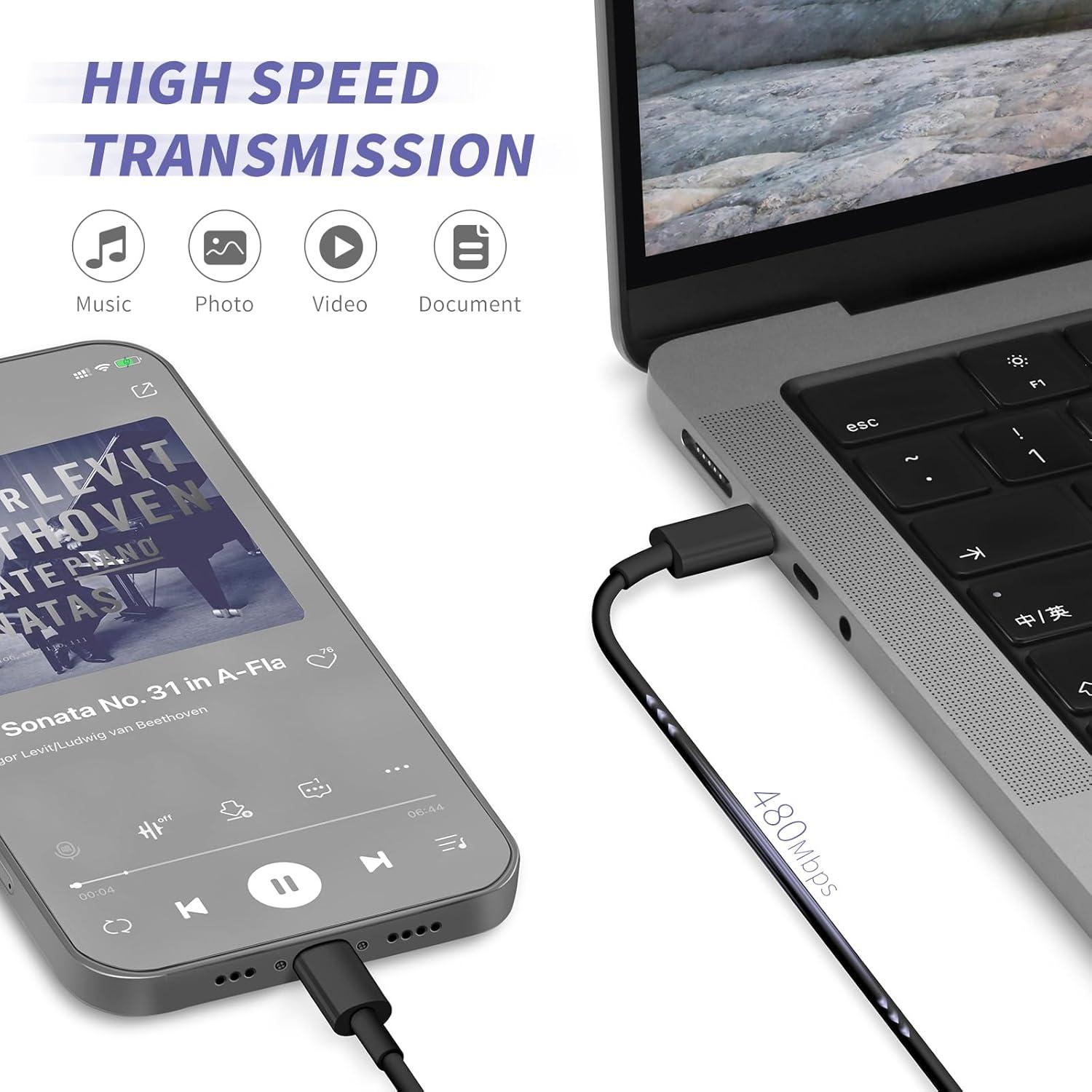 Cargador Rápido 20W MAILESI + Cable USB-C a Lightning 6FT