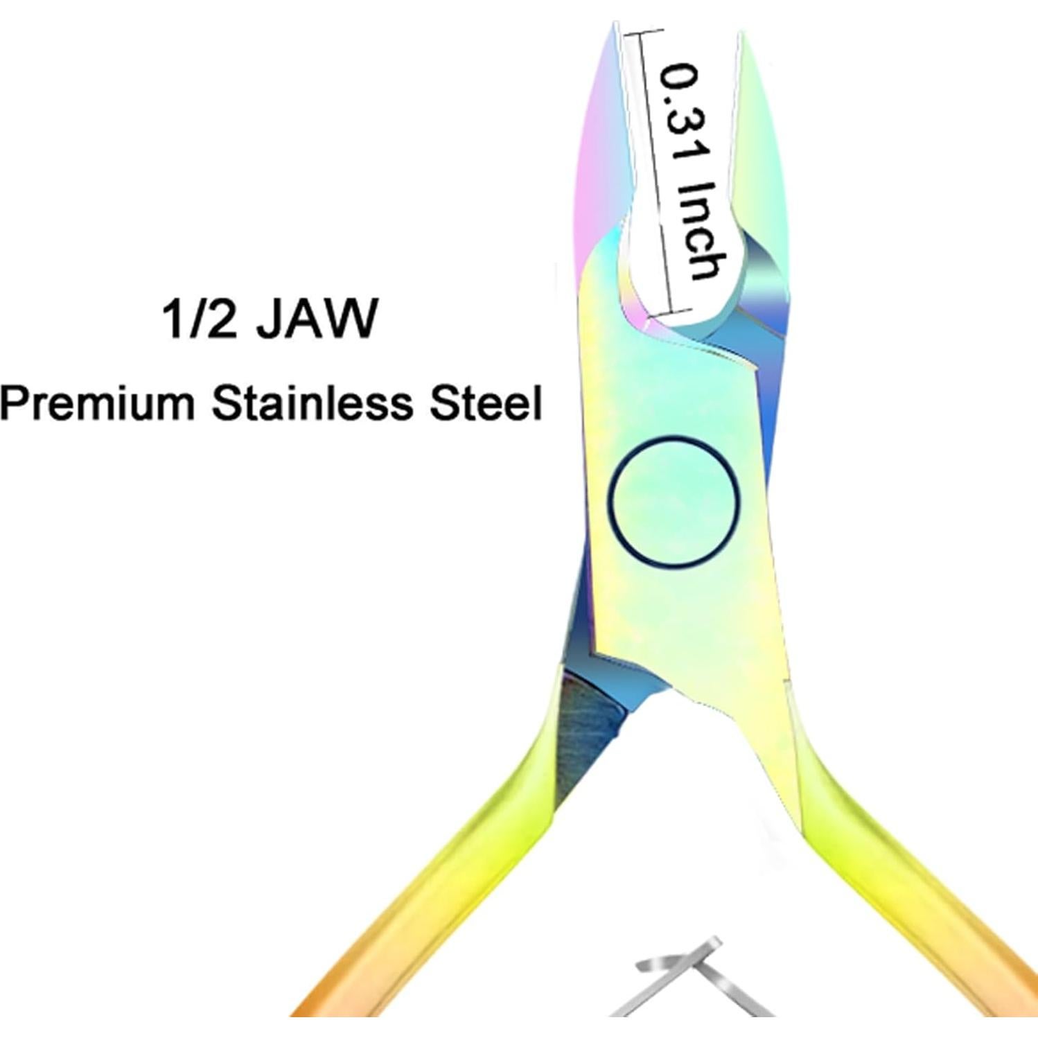 Cortador de Cutículas XUNXMAS Acero Inoxidable Colorido