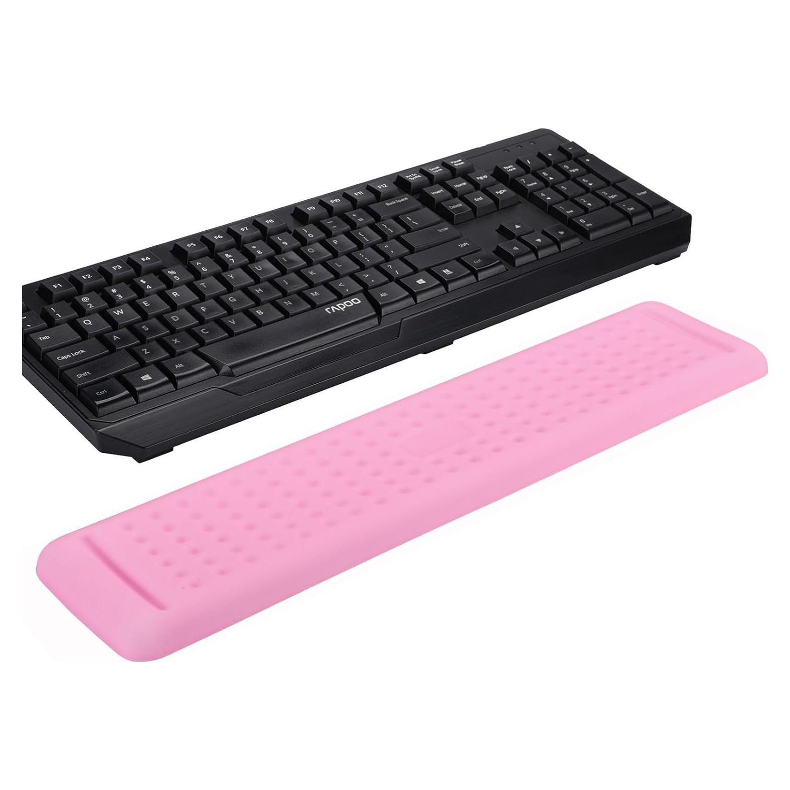 Reposamuñecas Ergonómico Aelfox Lux Rosa, Espuma Viscoelástica