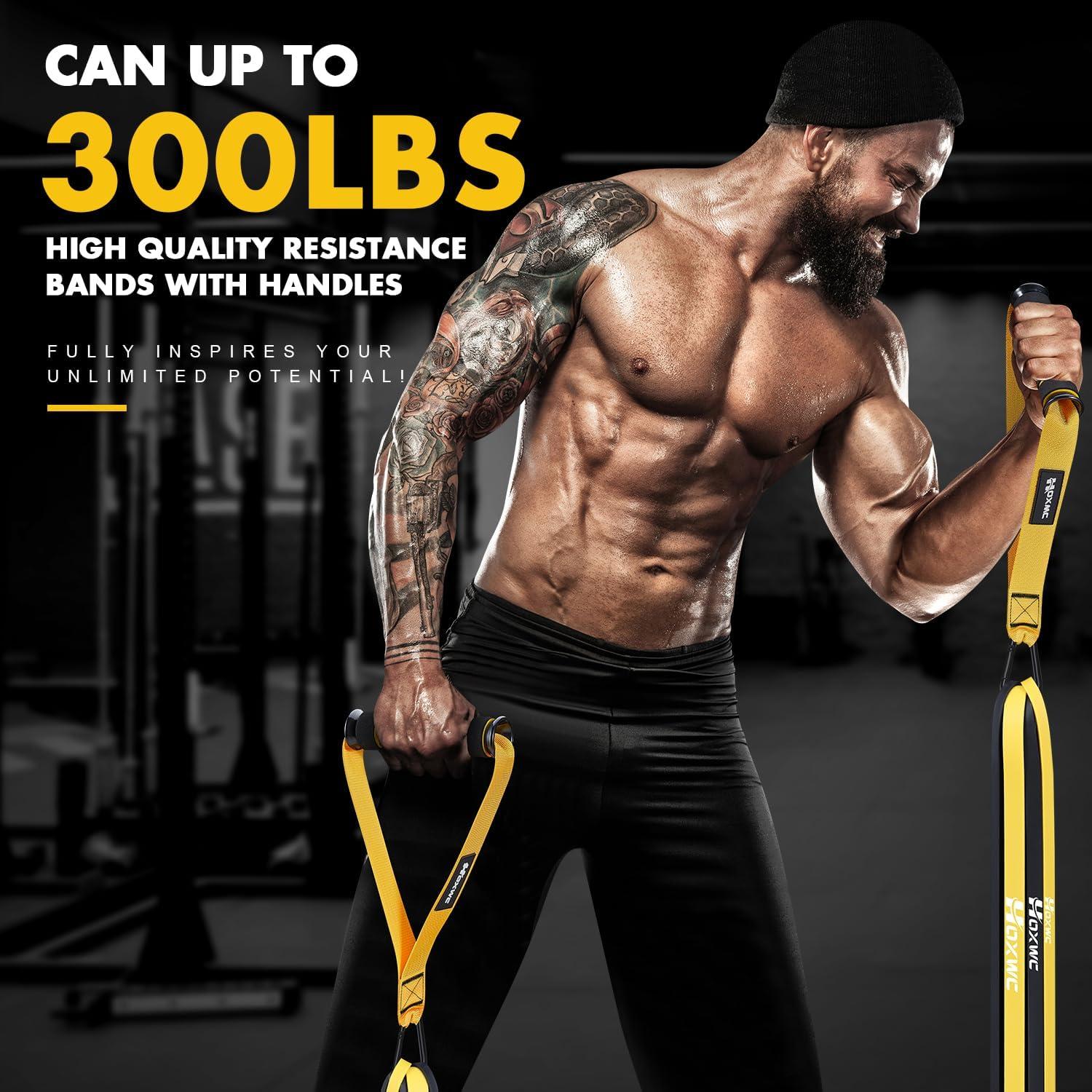 Bandas de Resistencia HOXWC 5 Niveles 36.29 kg para Ejercicio