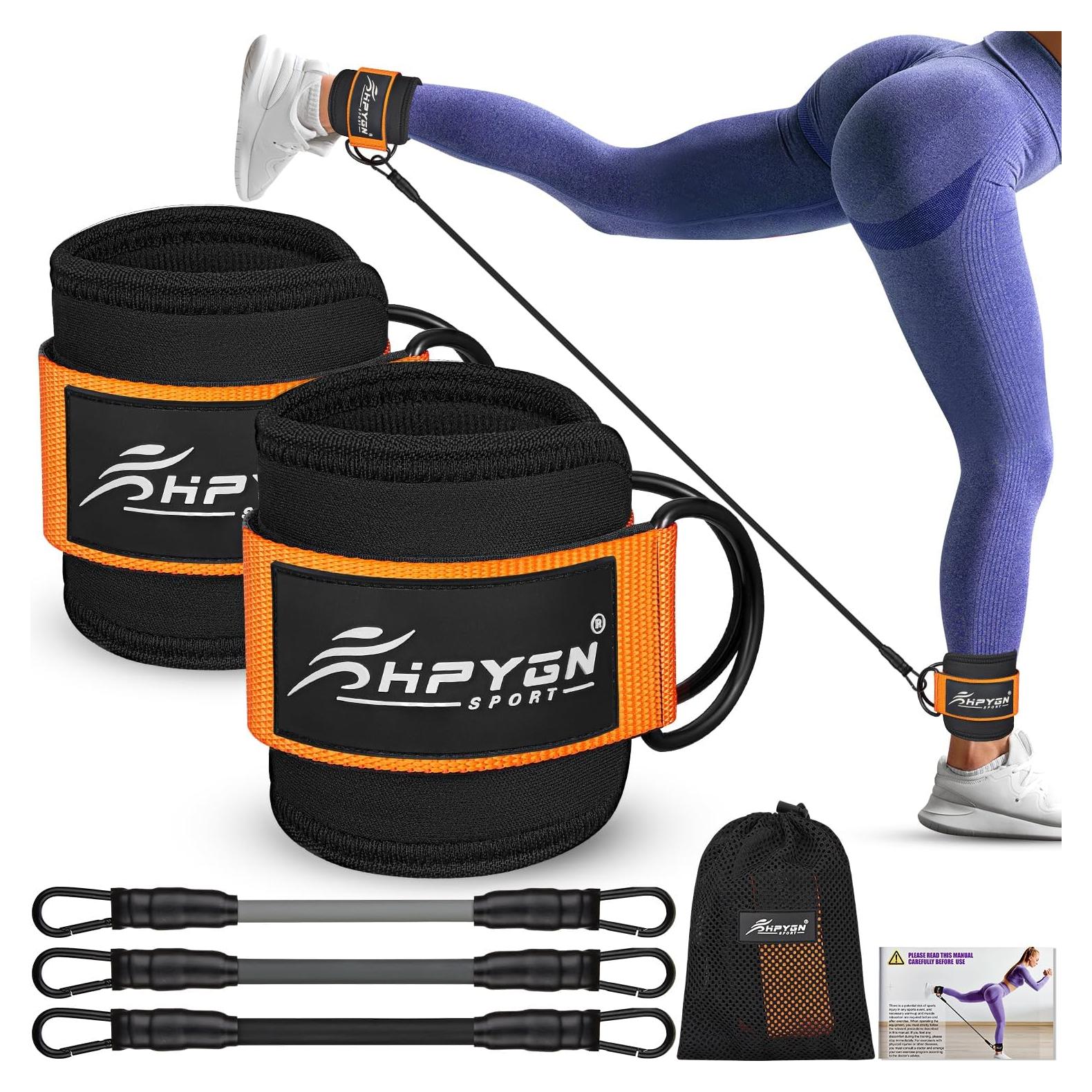 Bandas de Resistencia para Tobillo HPYGN - 3 Niveles Ajustables