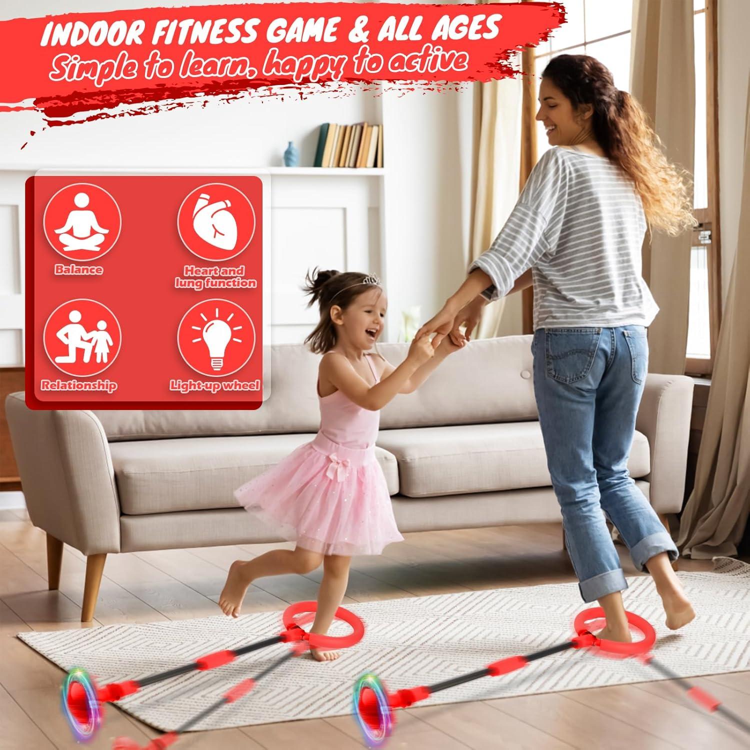 Pelota de Salto GleeGlow ZZTQ-RED para Niños - Juguete Iluminado